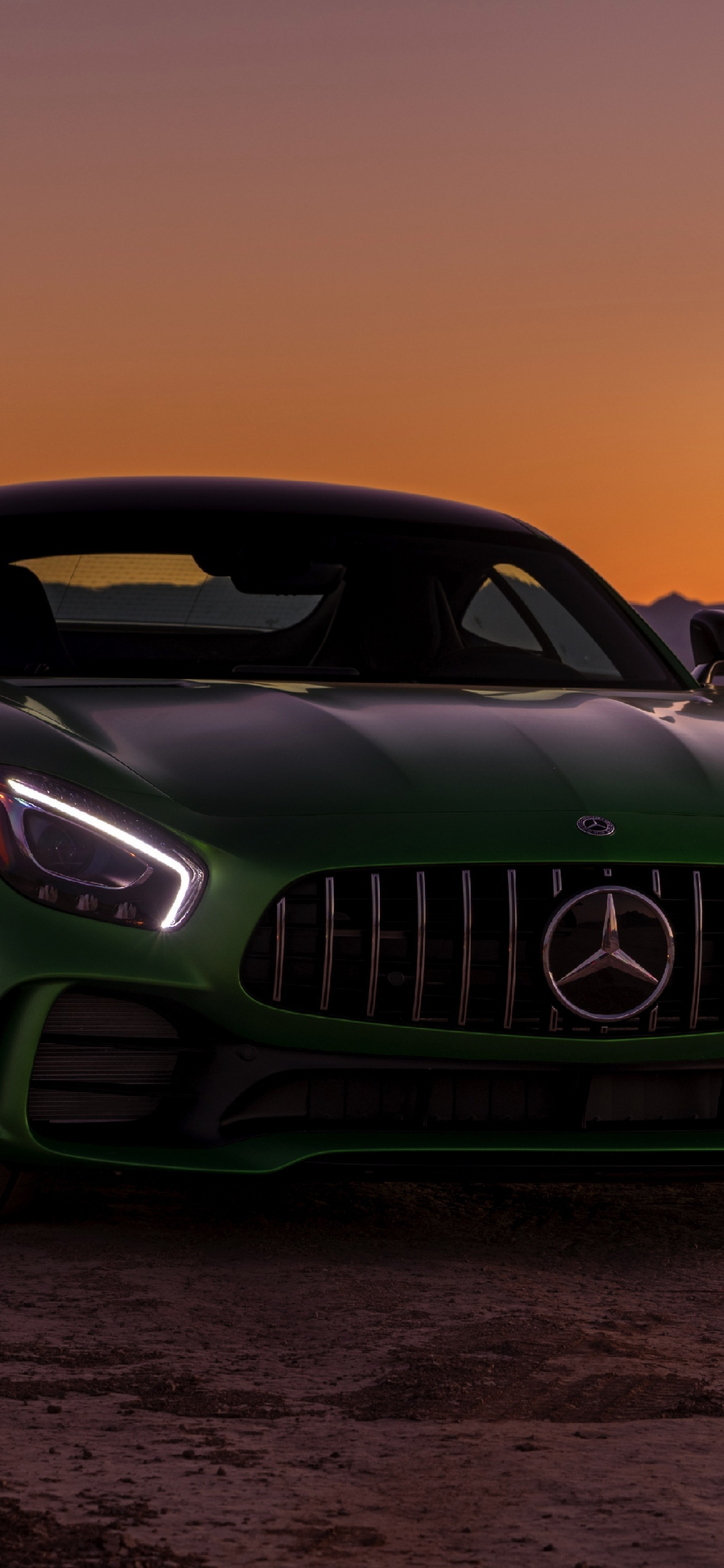 Download Wallpaper 1125x2436 The Mercedes Amg Gt R, Sports Car, Front, Iphone X, 1125x2436 HD Background, 3520