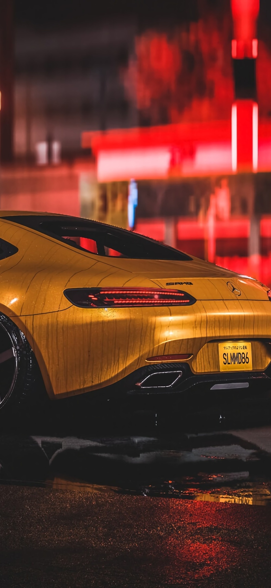Mercedes Amg Yellow 4k iPhone XS, iPhone 10, iPhone X HD 4k Wallpaper, Image, Background, Photo and Picture