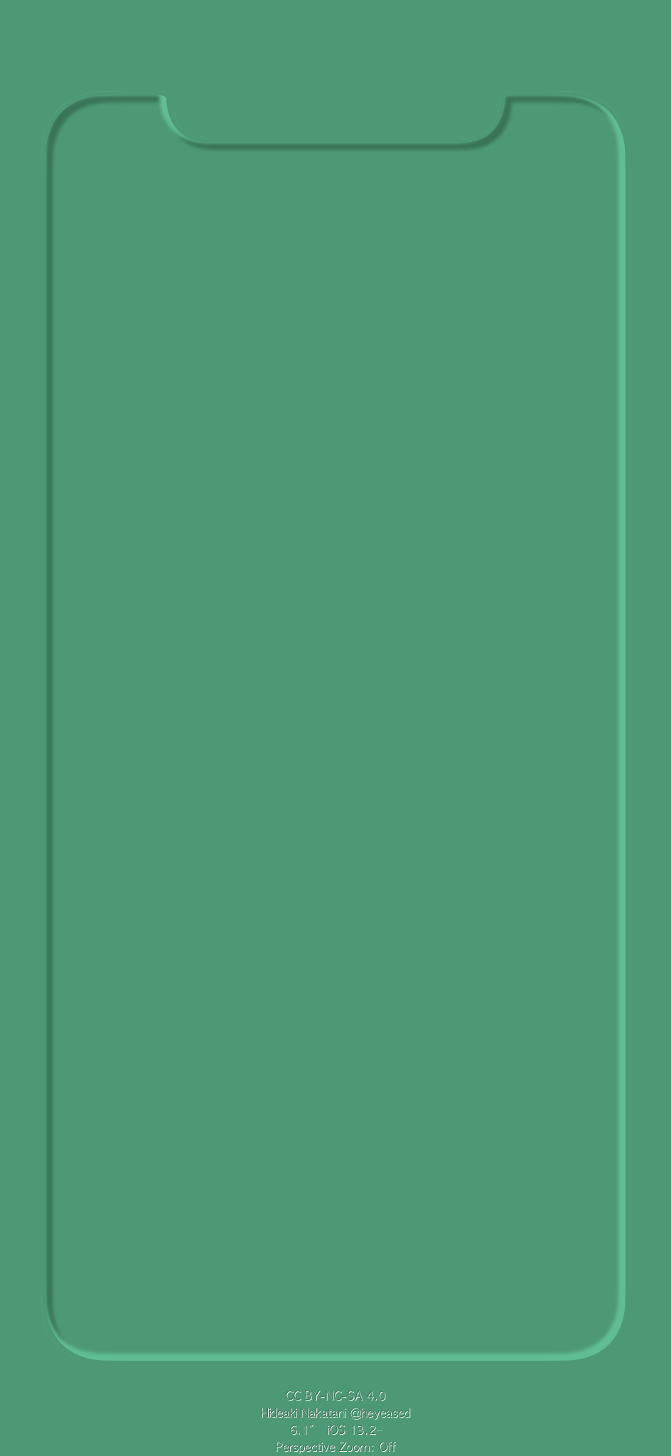 3D border wallpaper for iPhone