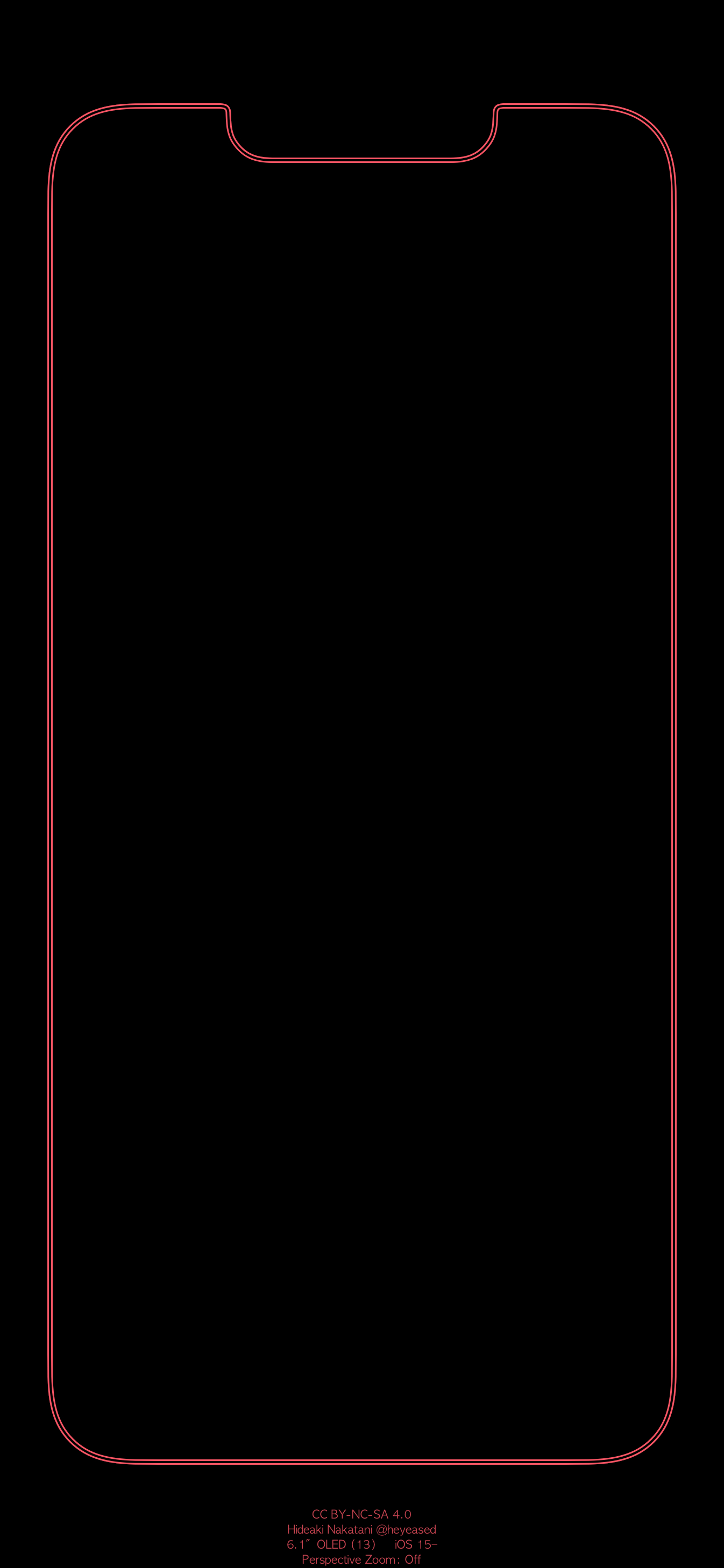 iPhone13 series special wallpaper personality border wallpaper