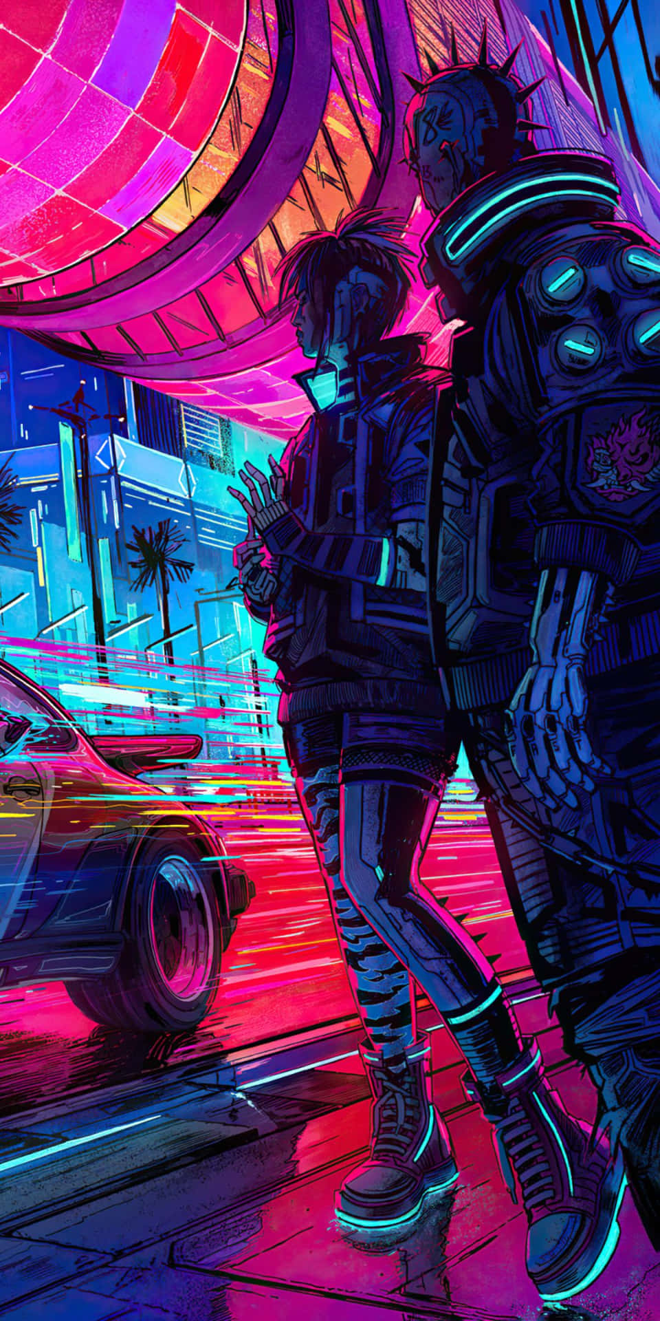 Pixel 3 Cyberpunk 2077 Background