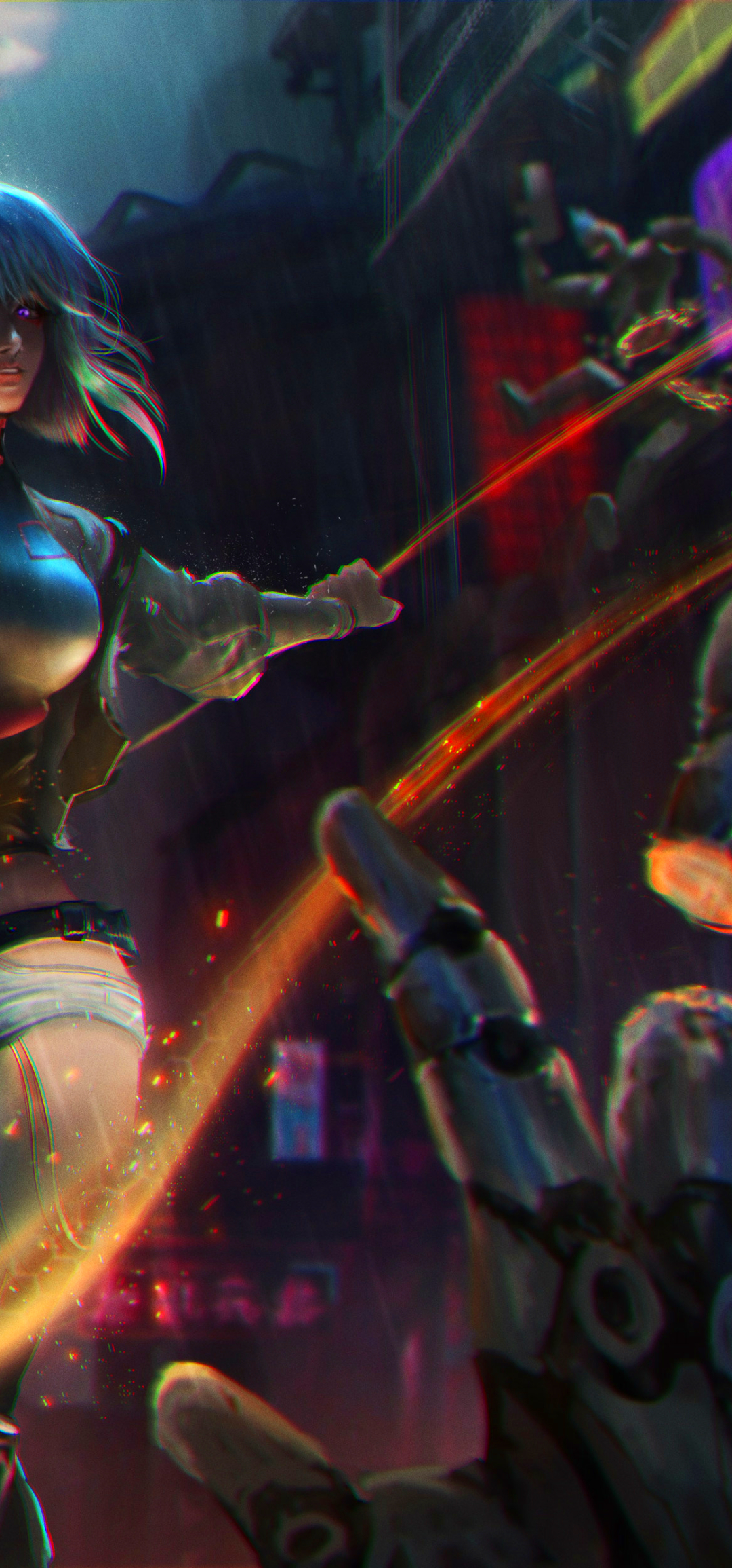 Cyberpunk: Edgerunners Phone Wallpaper