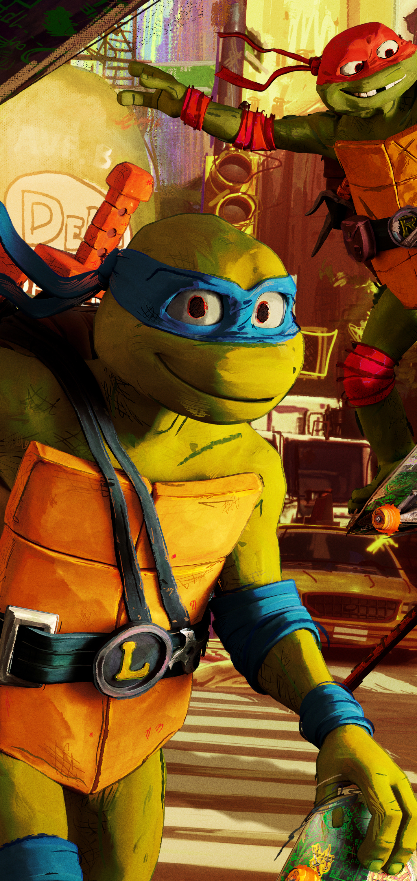 Teenage Mutant Ninja Turtles: Mutant Mayhem Phone Wallpaper