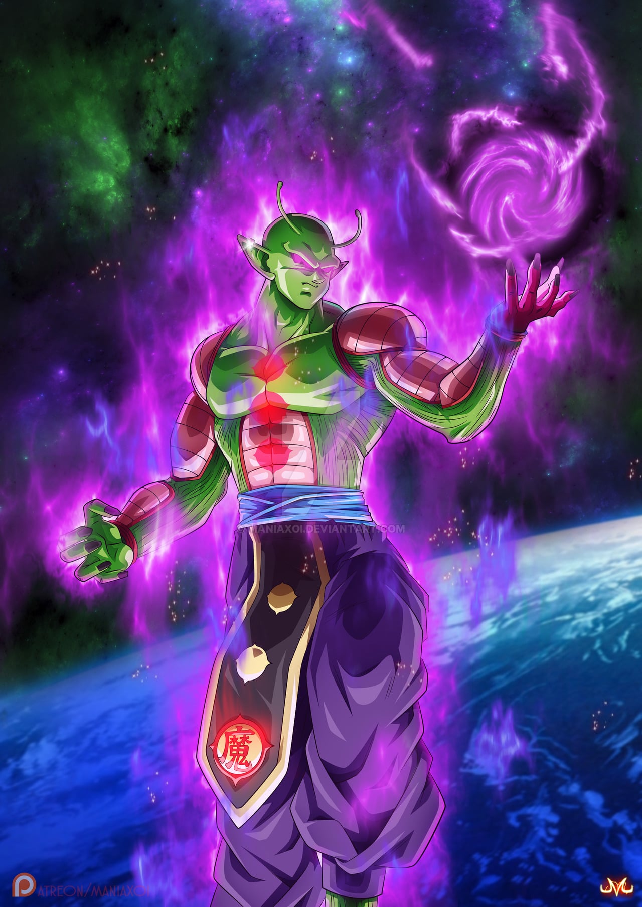Piccolo from Dragon Ball [1280x1810] live wallpaper in comments