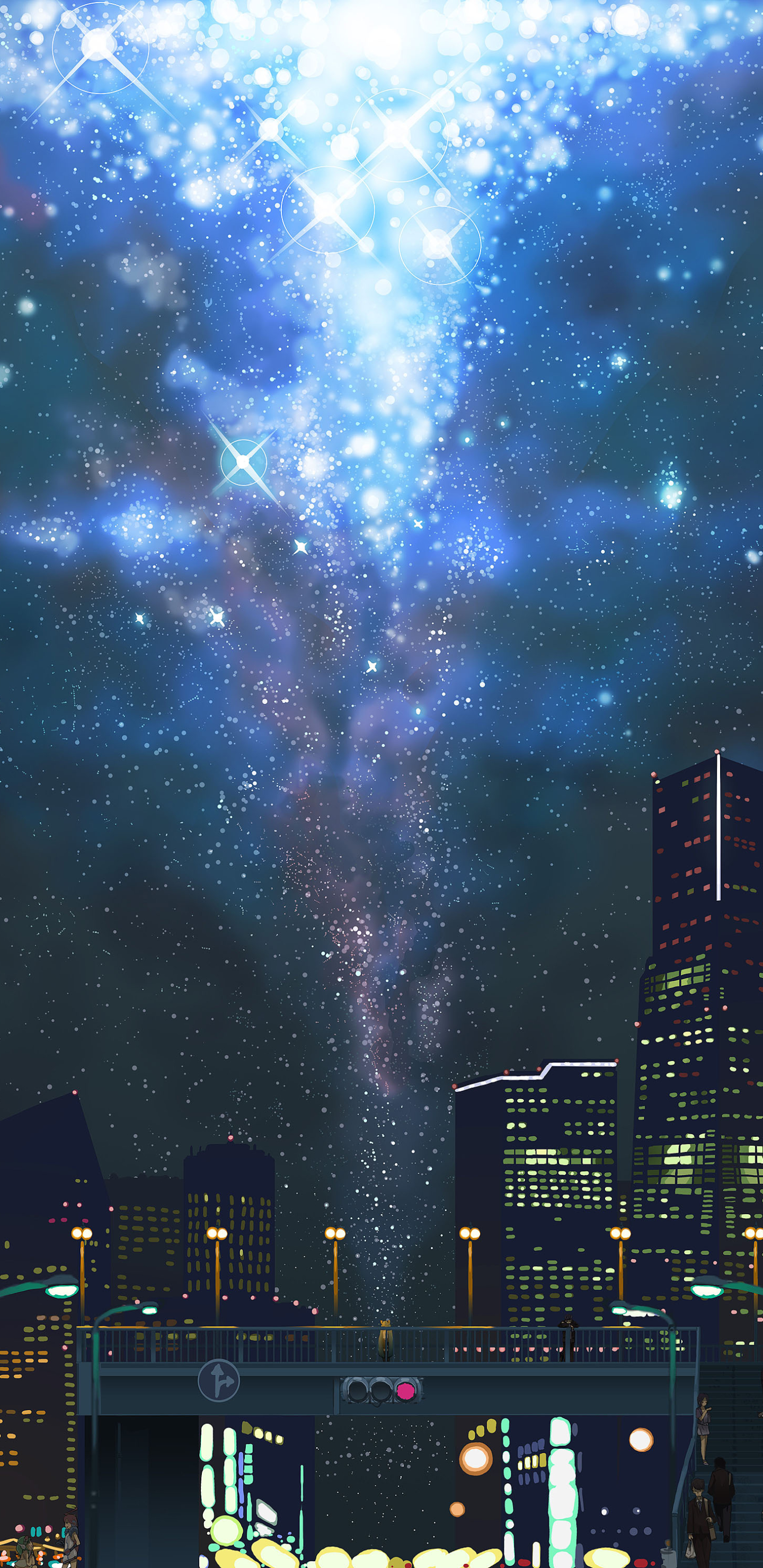 In the city