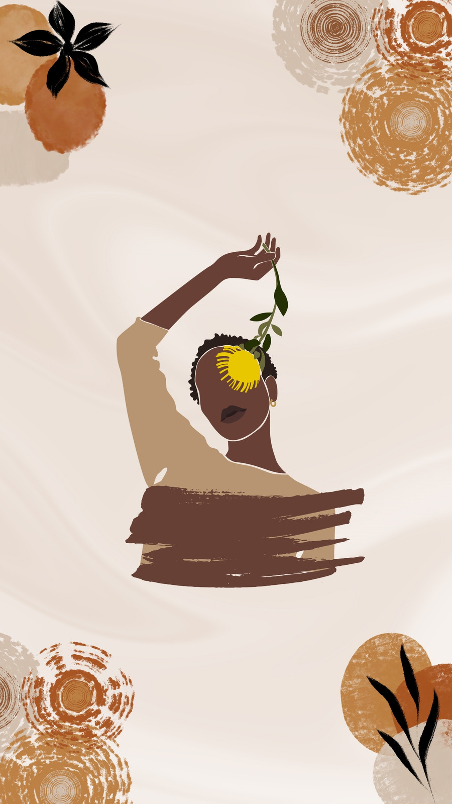 brown wallpaper