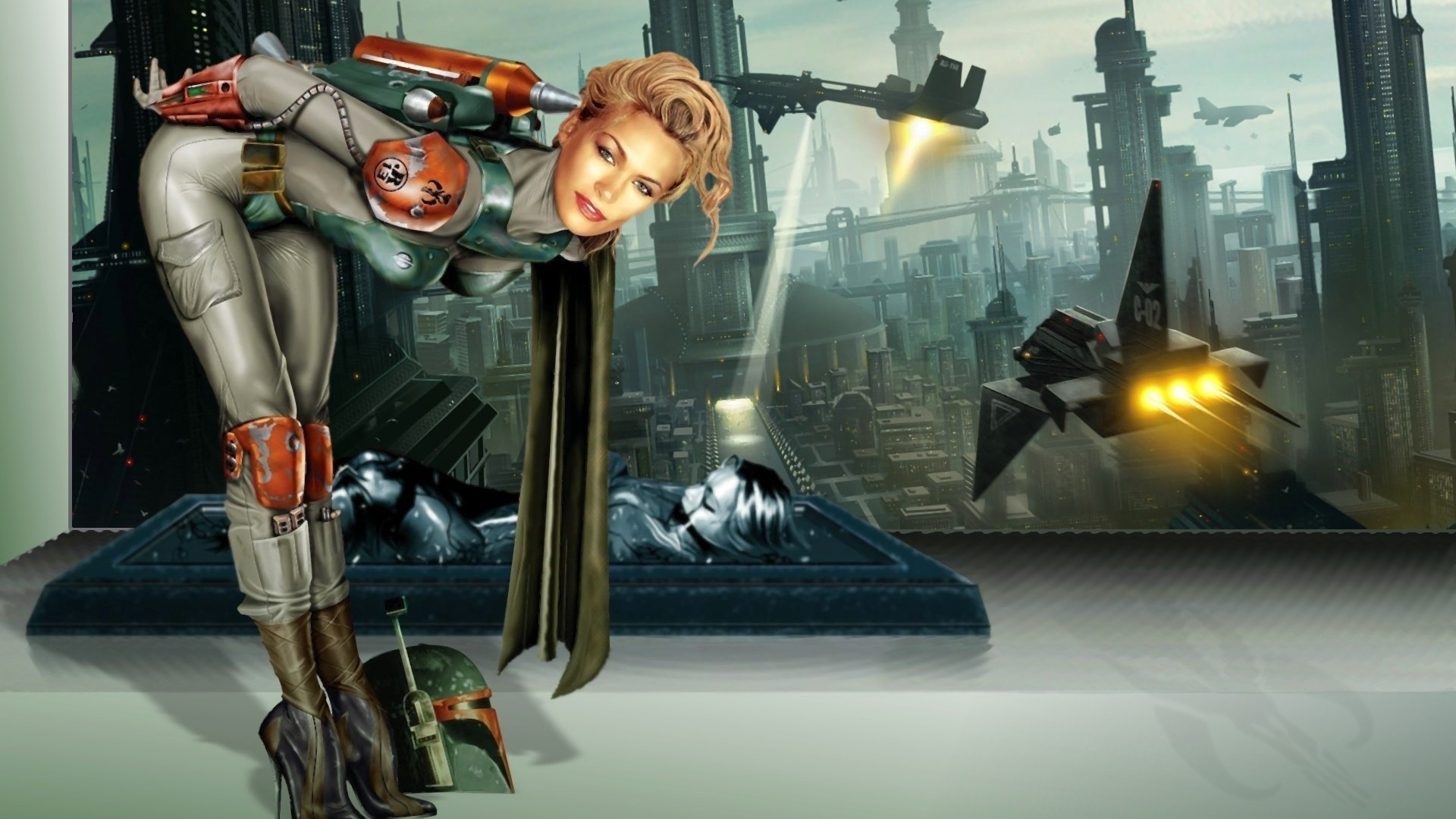 Download Boba Fett Bounty Hunter Sci Fi