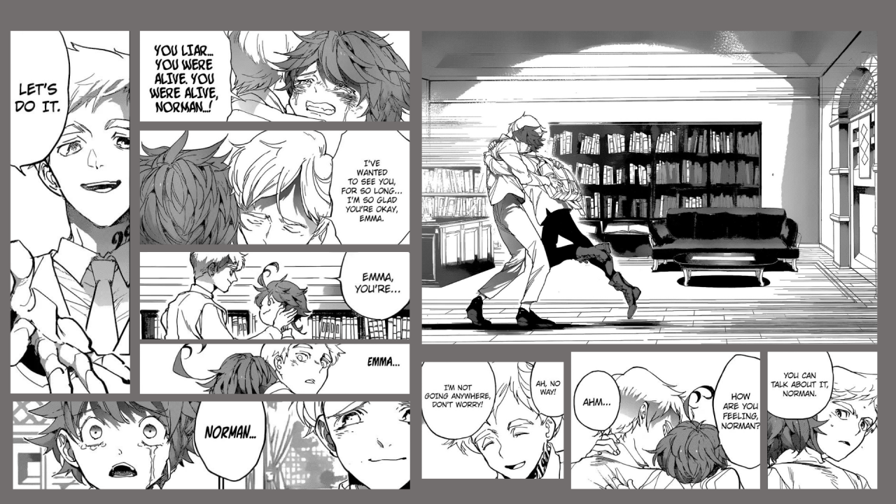 the promised neverland manga spoilers ! ༊*·˚