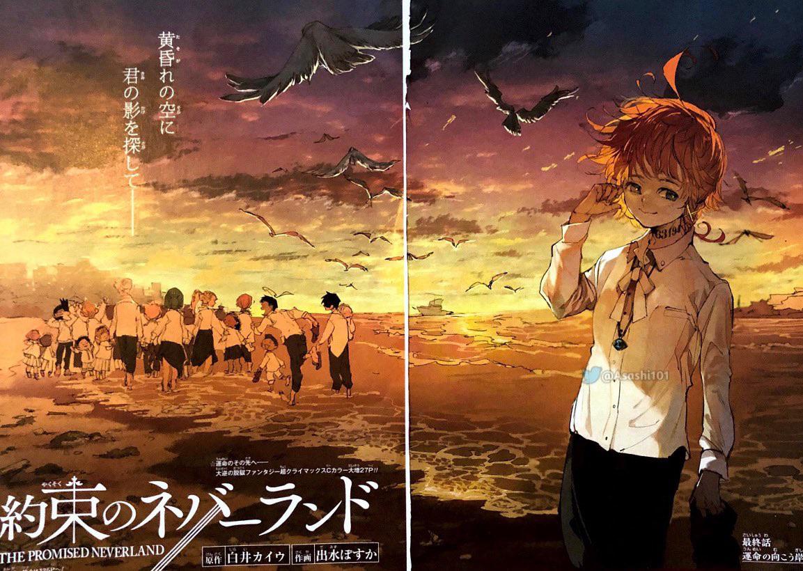 Art The Promised Neverland Chapter 181 Color Pages (Final Chapter)