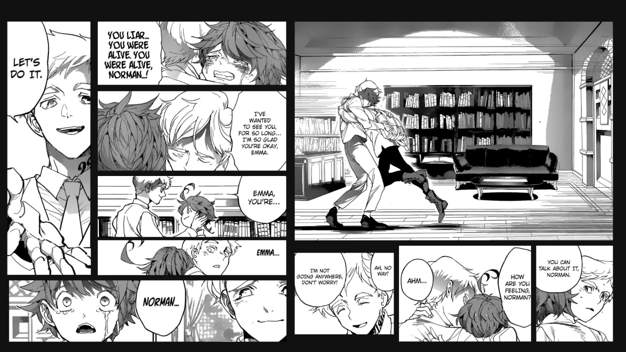 the promised neverland manga spoilers ! ༊*·˚