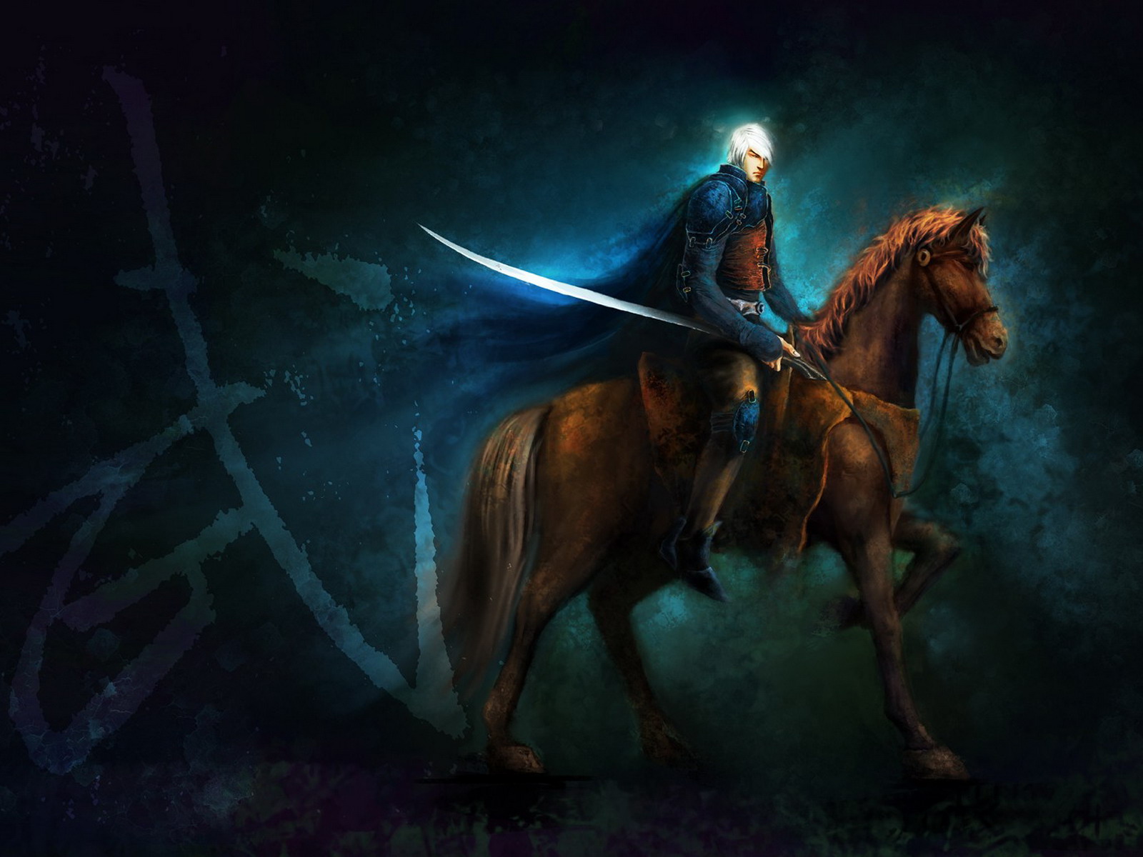 Picture horse Sabre Warriors Fantasy