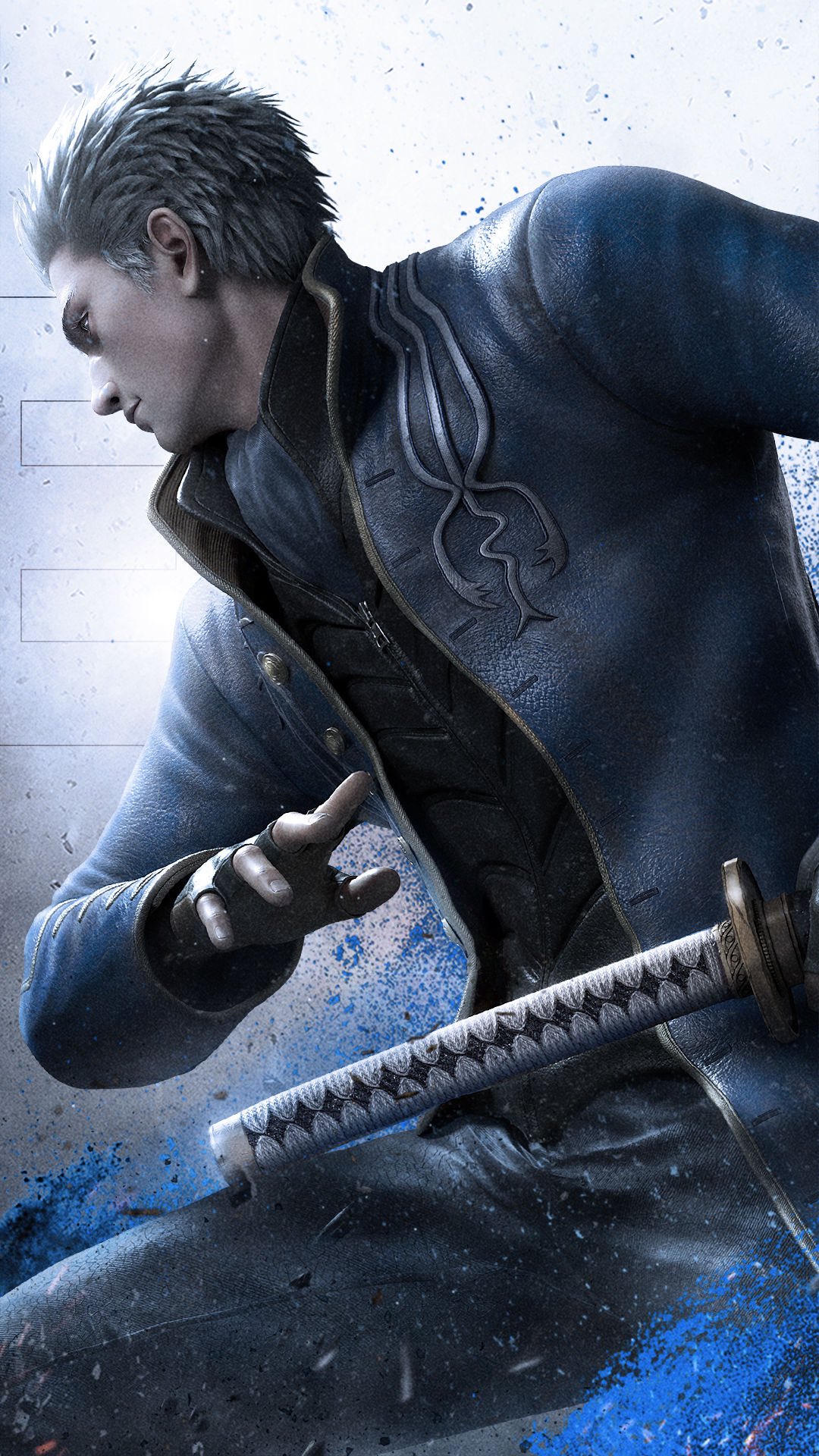 Kちゃん di X: Vergil and Lady wallpaper from Devil May Cry, Pinnacle of Combat (鬼泣 巔峰之戰) Vergil, I want to lick your chin