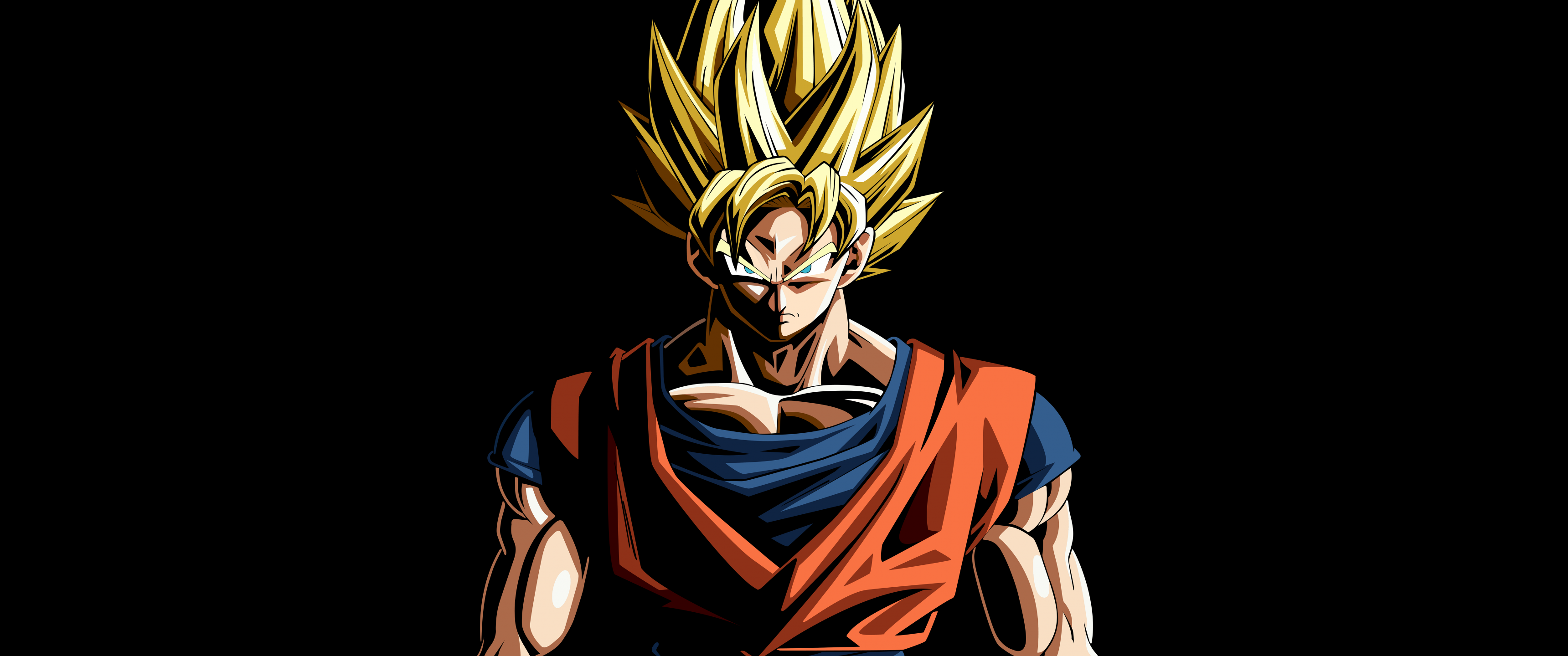 Goku Wallpaper 4K, AMOLED, Super Saiyan