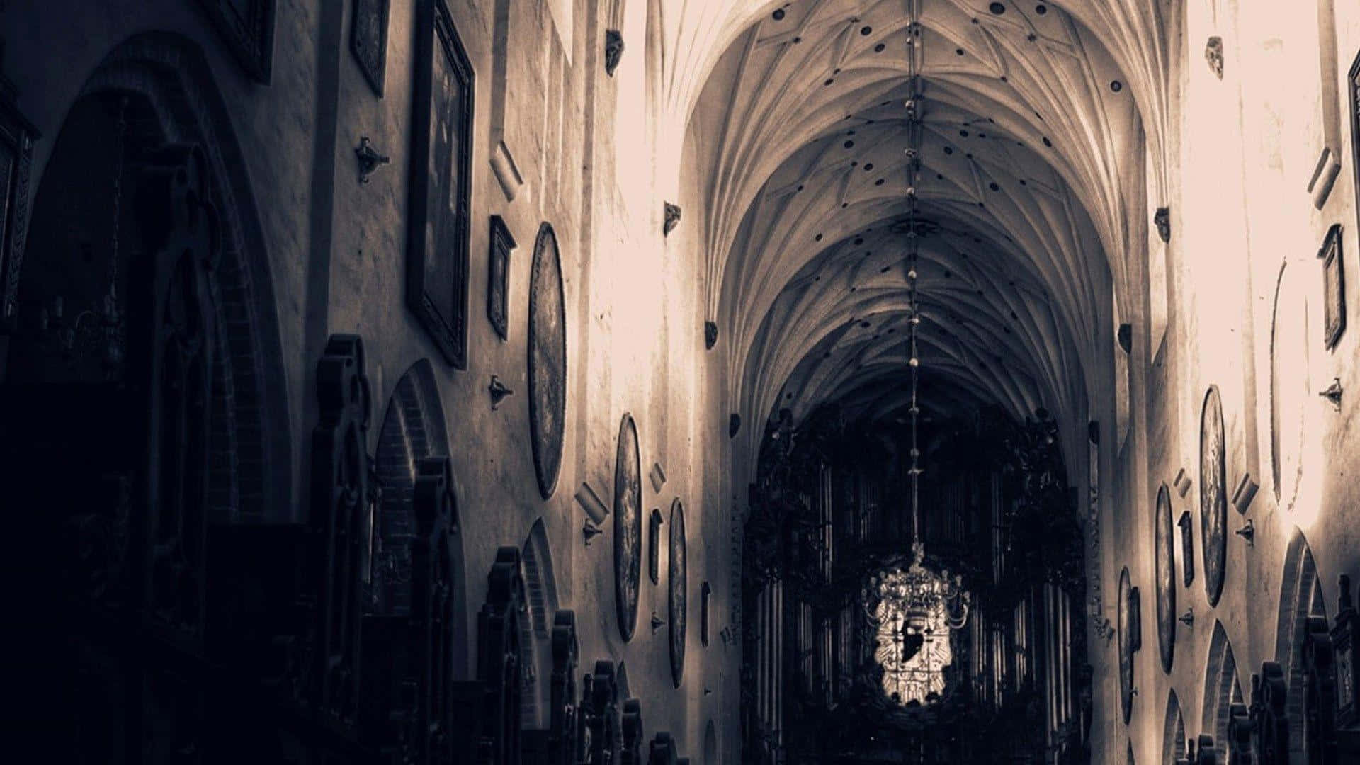 Download A Cathedral With A Lot Of Windows Wallpaper