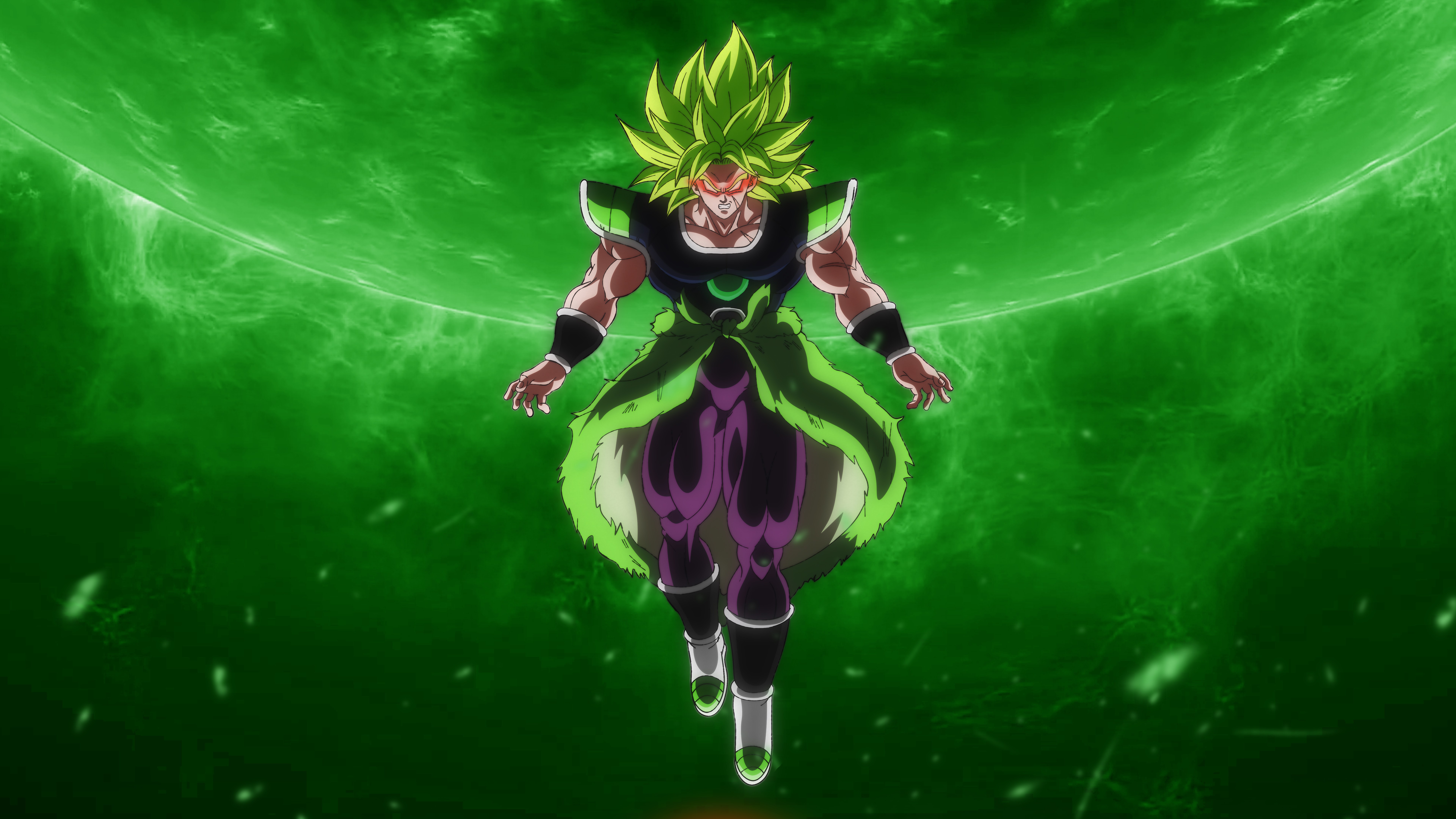 Dragon Ball Super: Broly Legendary Super Saiyan 8K Wallpaper