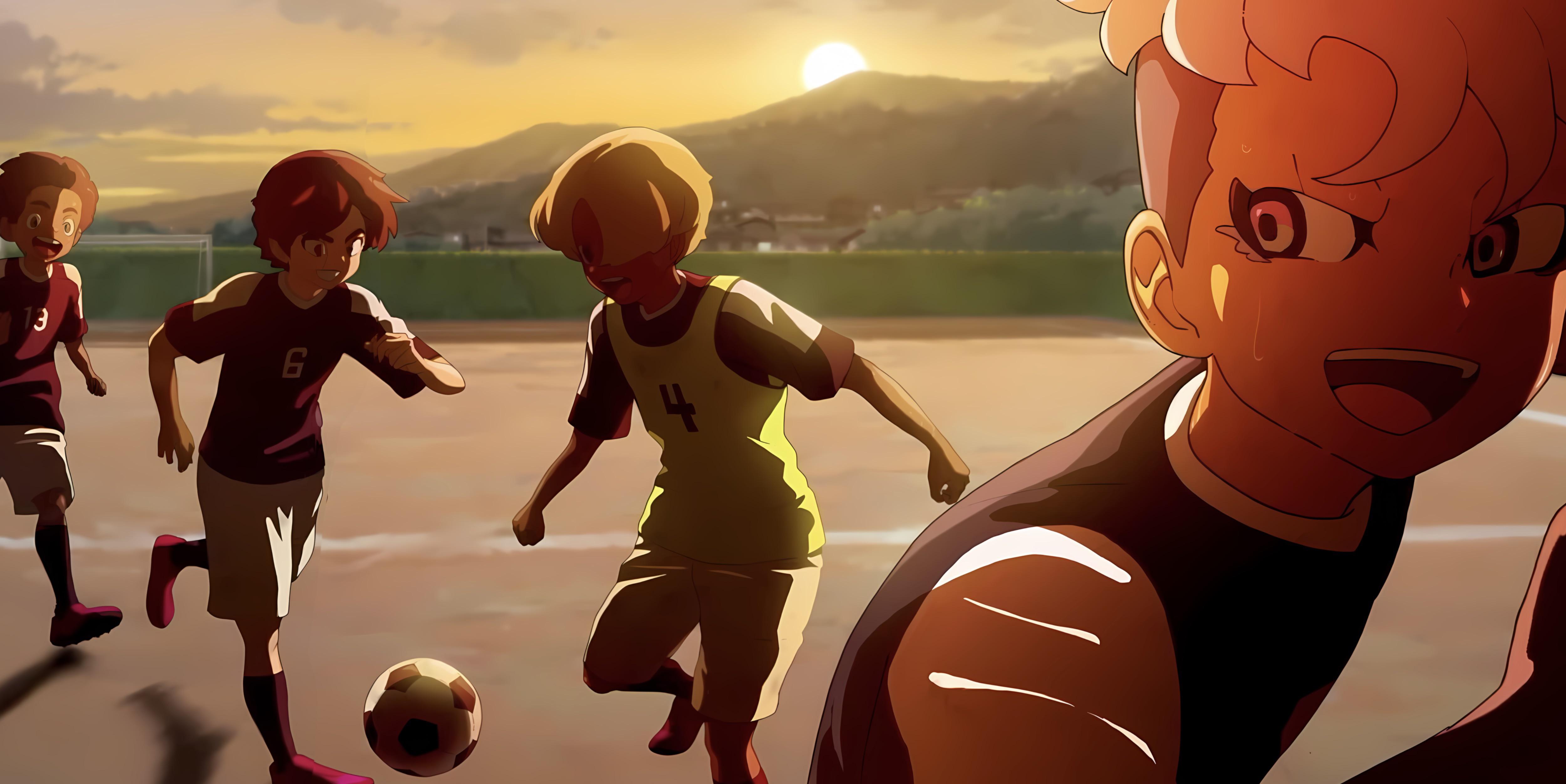 I stitched and upscaled the new Inazuma Eleven: Victory Road artwork from the new trailer!