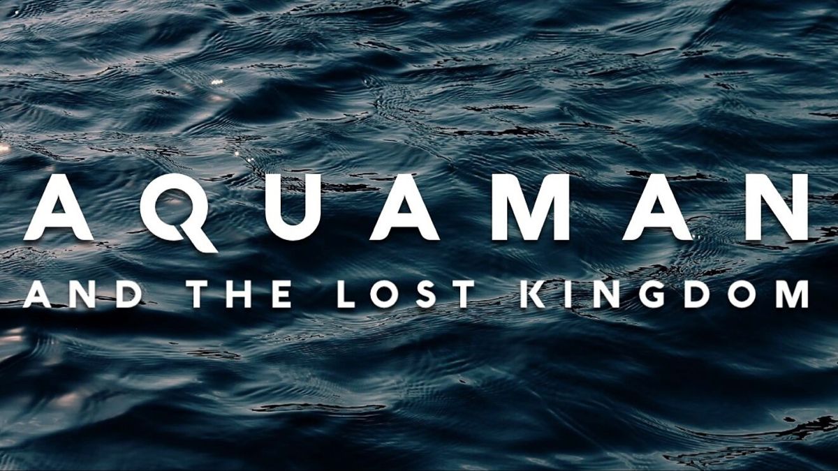 Aquaman and the Lost Kingdom Logo. Aquaman, Live action film, Animation film