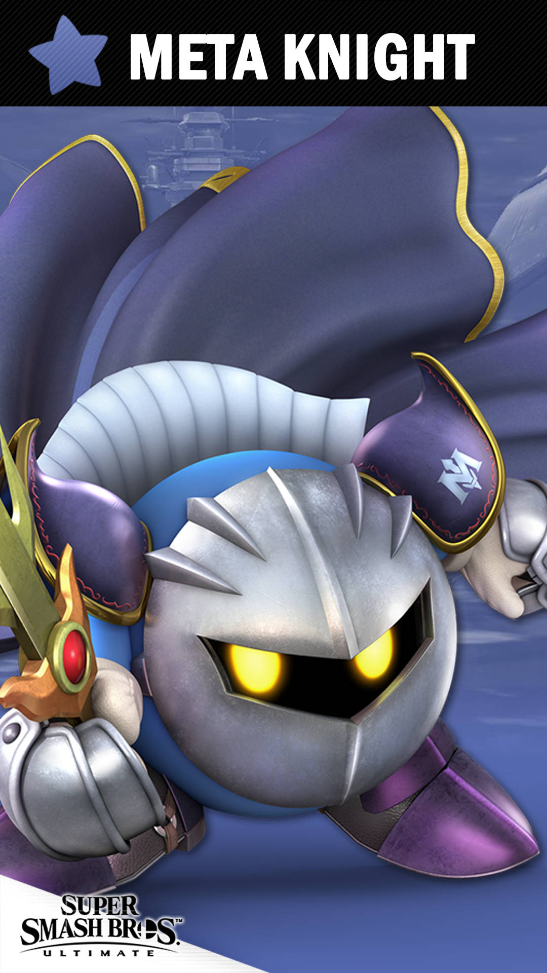 Download Smash Ultimate Meta Knight Wallpaper