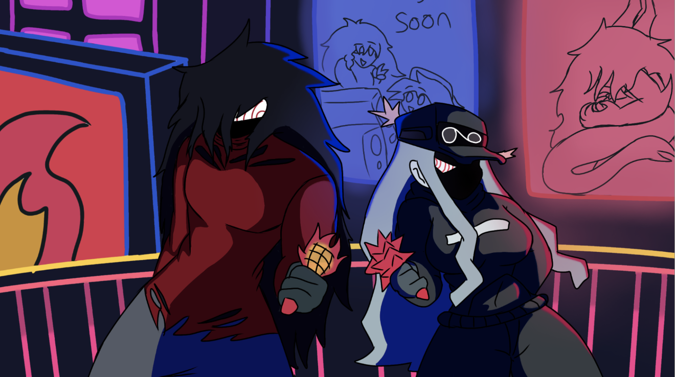 goon Joseph and Cassette goon by WolfTheName on Newgrounds