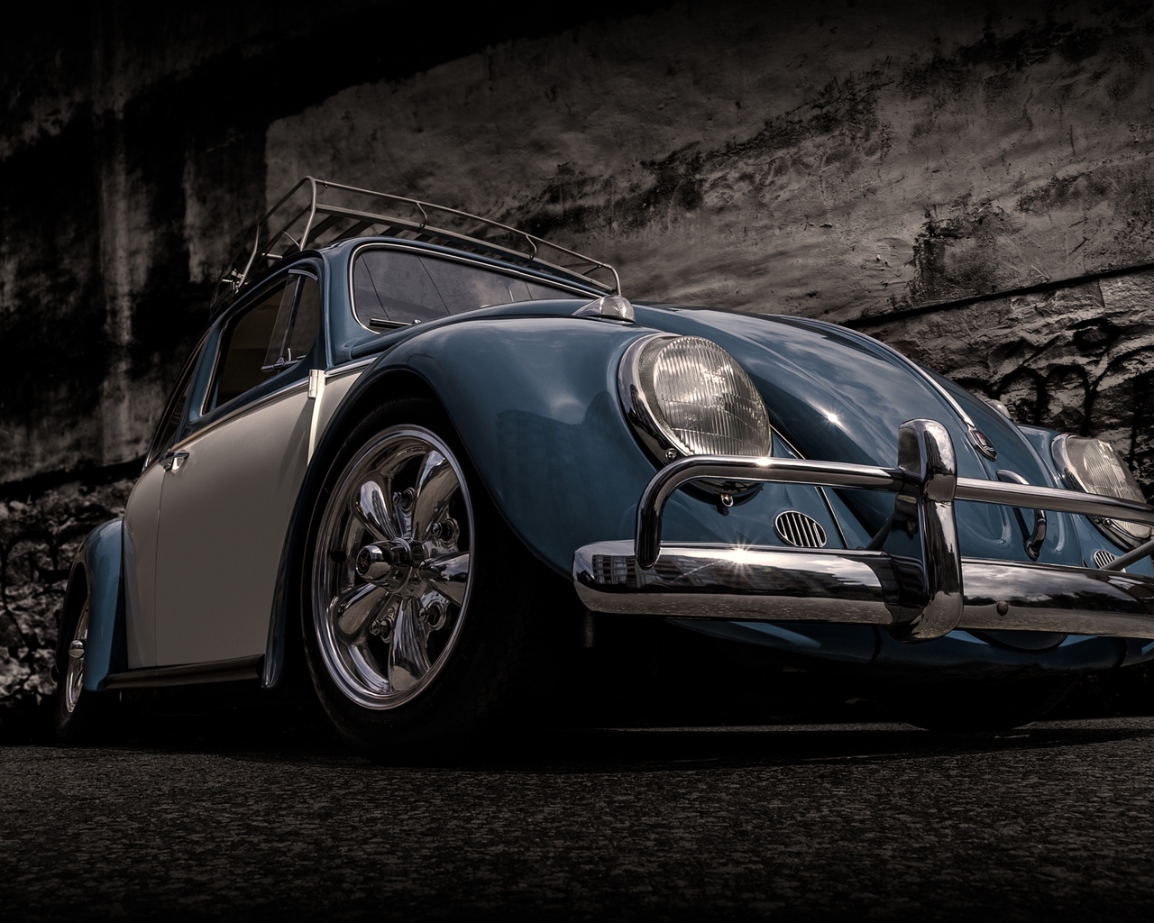 Volkswagen Beetle Retro 1280 x 1024 Wallpaper