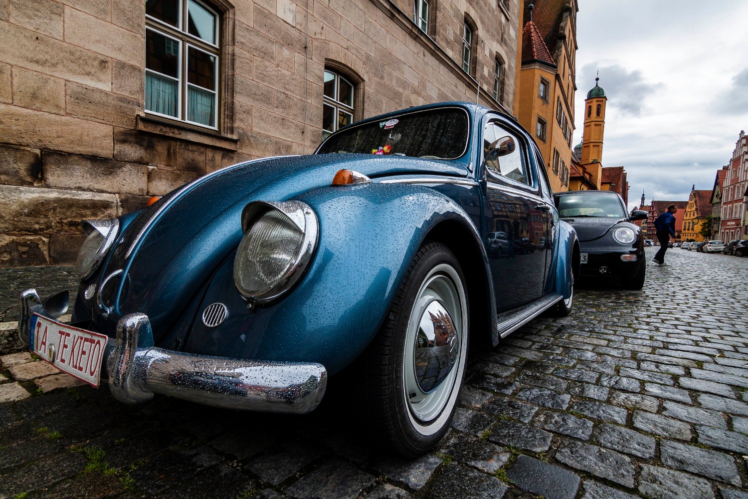 VW Beetle Old And New Wallpaper Mural