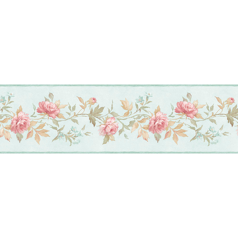 Casual Rose Wallpaper Border