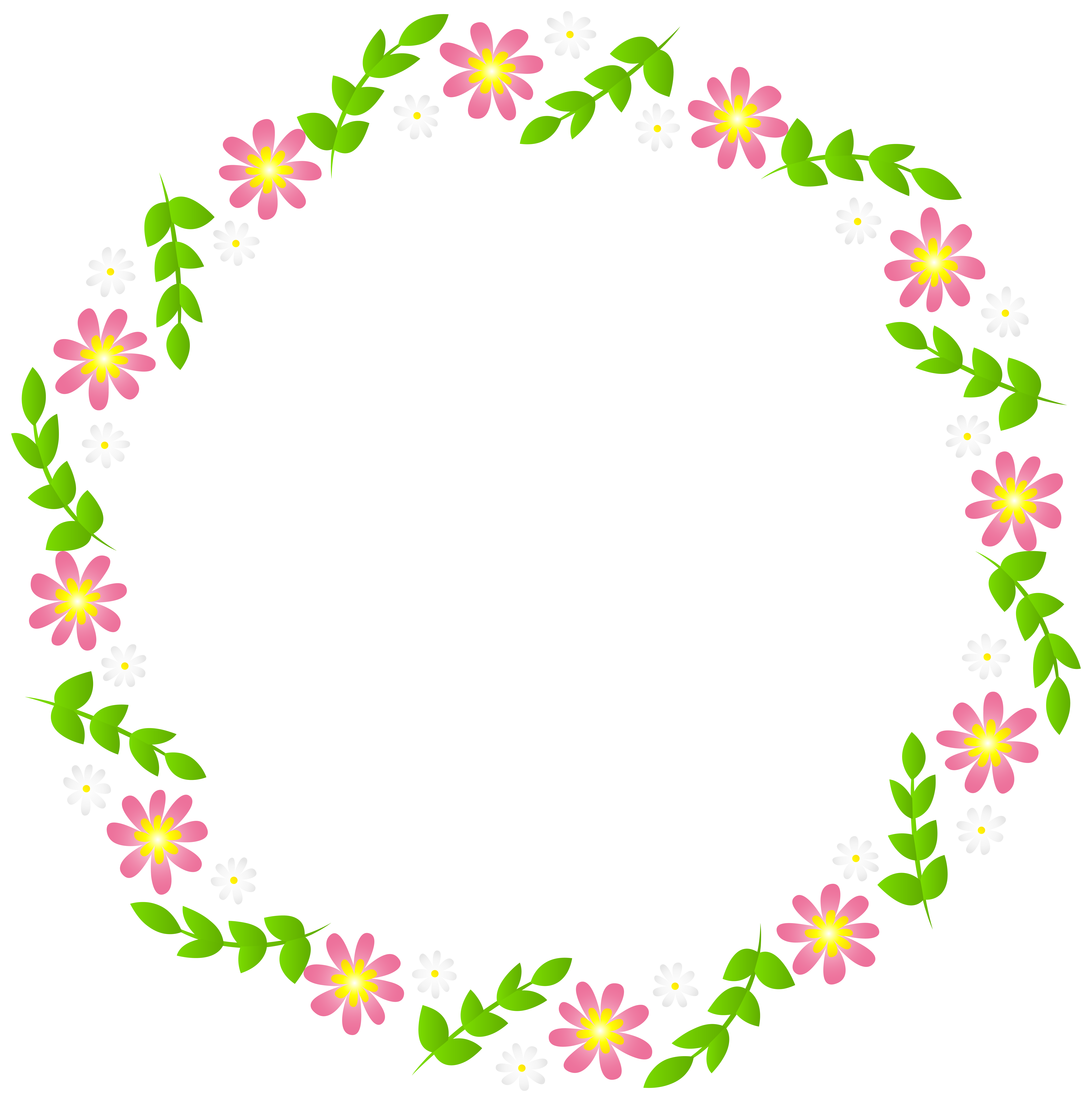 Floral Border Frame Transparent Clip Art​-Quality Free Image and Transparent PNG Clipart