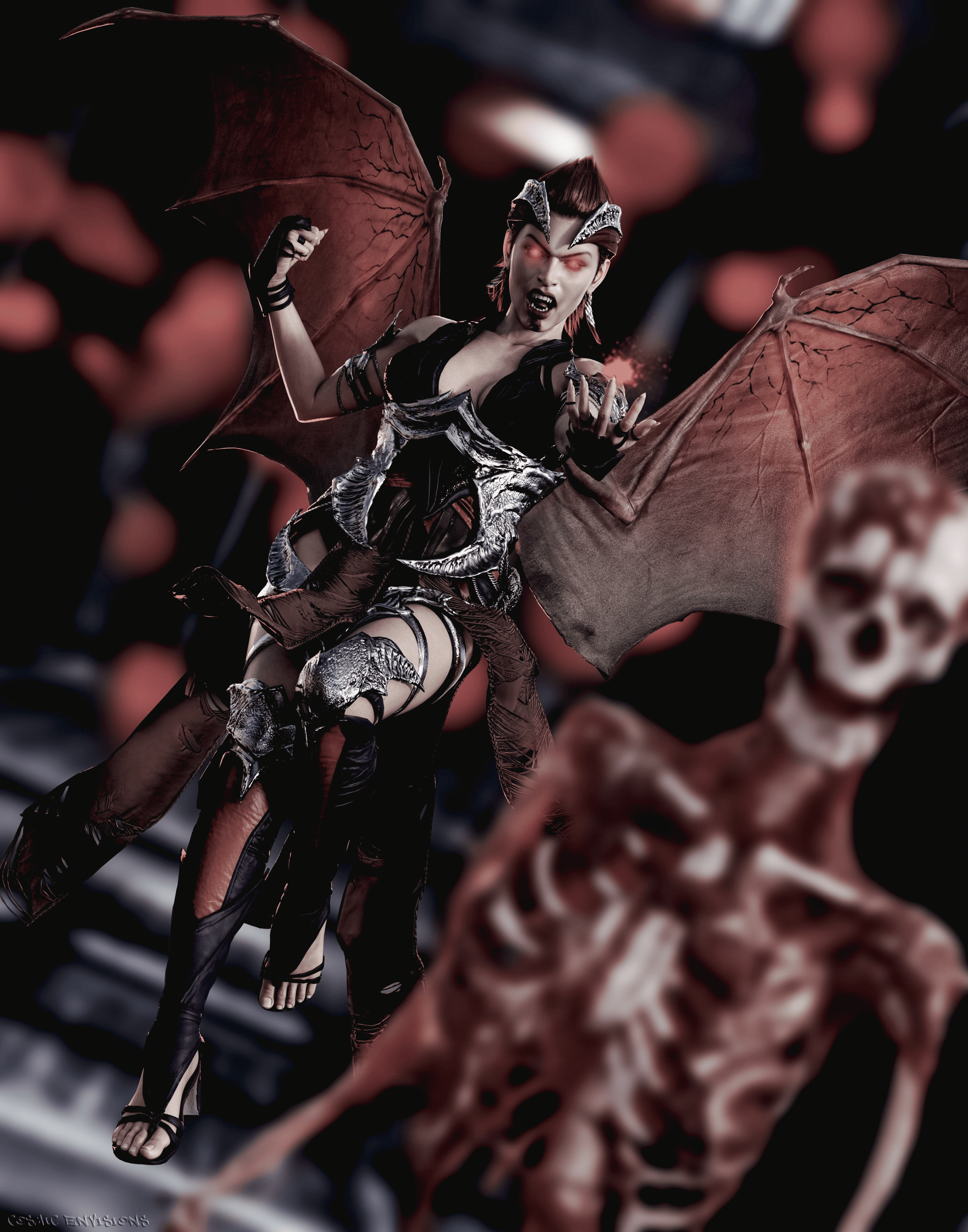 Nitara Wins, Flawless Victory! 3D Render