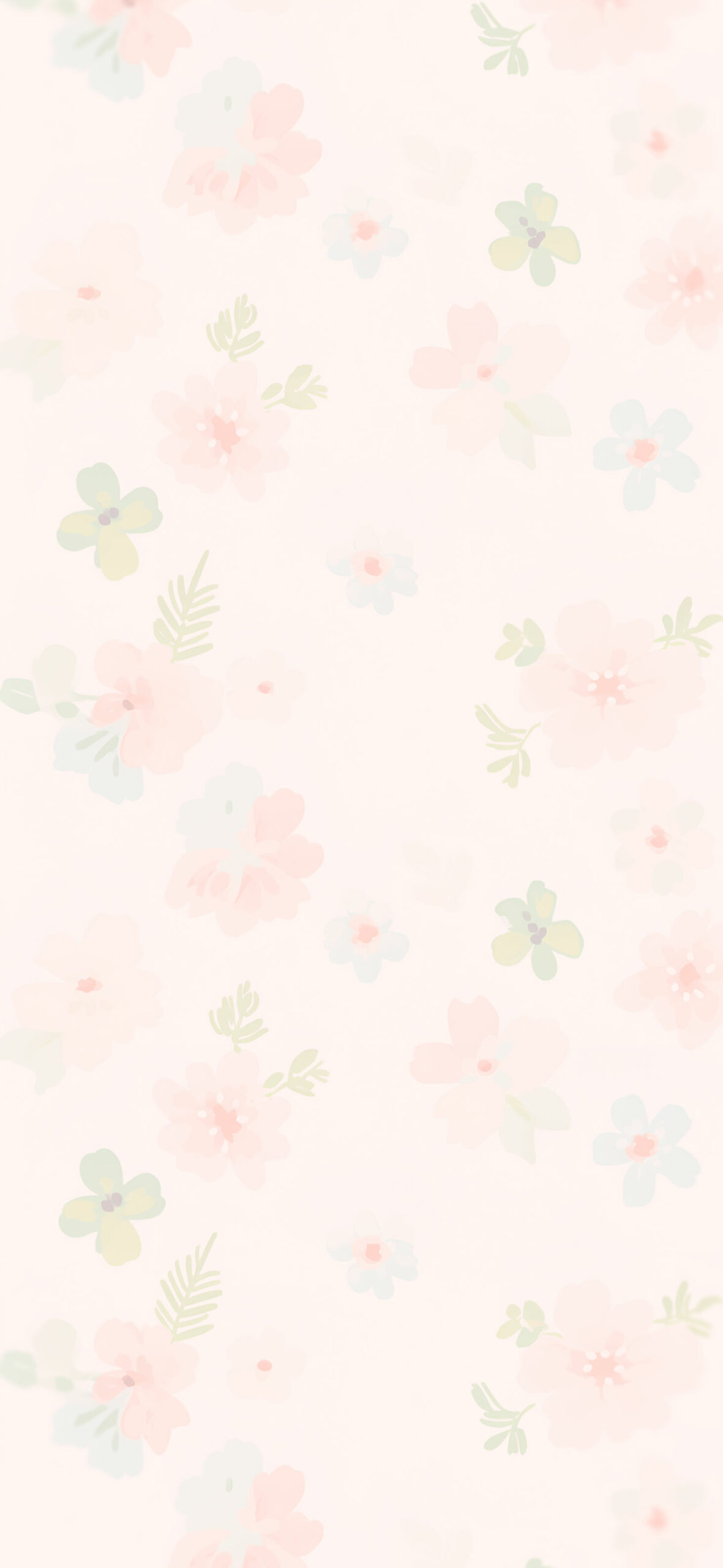 Gentle Floral Beige Pattern Wallpaper