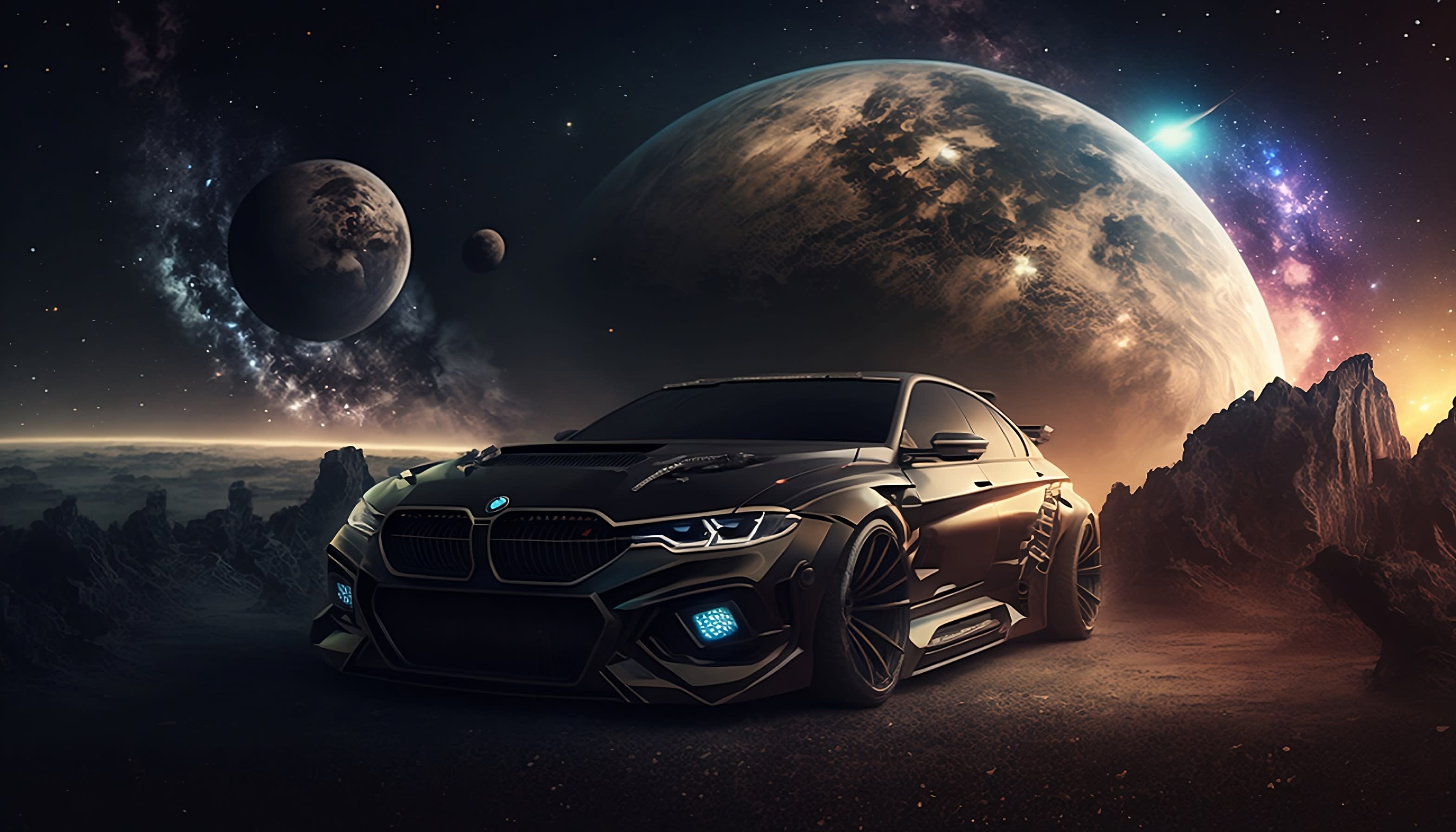 Create 3D car wallpaper using ai