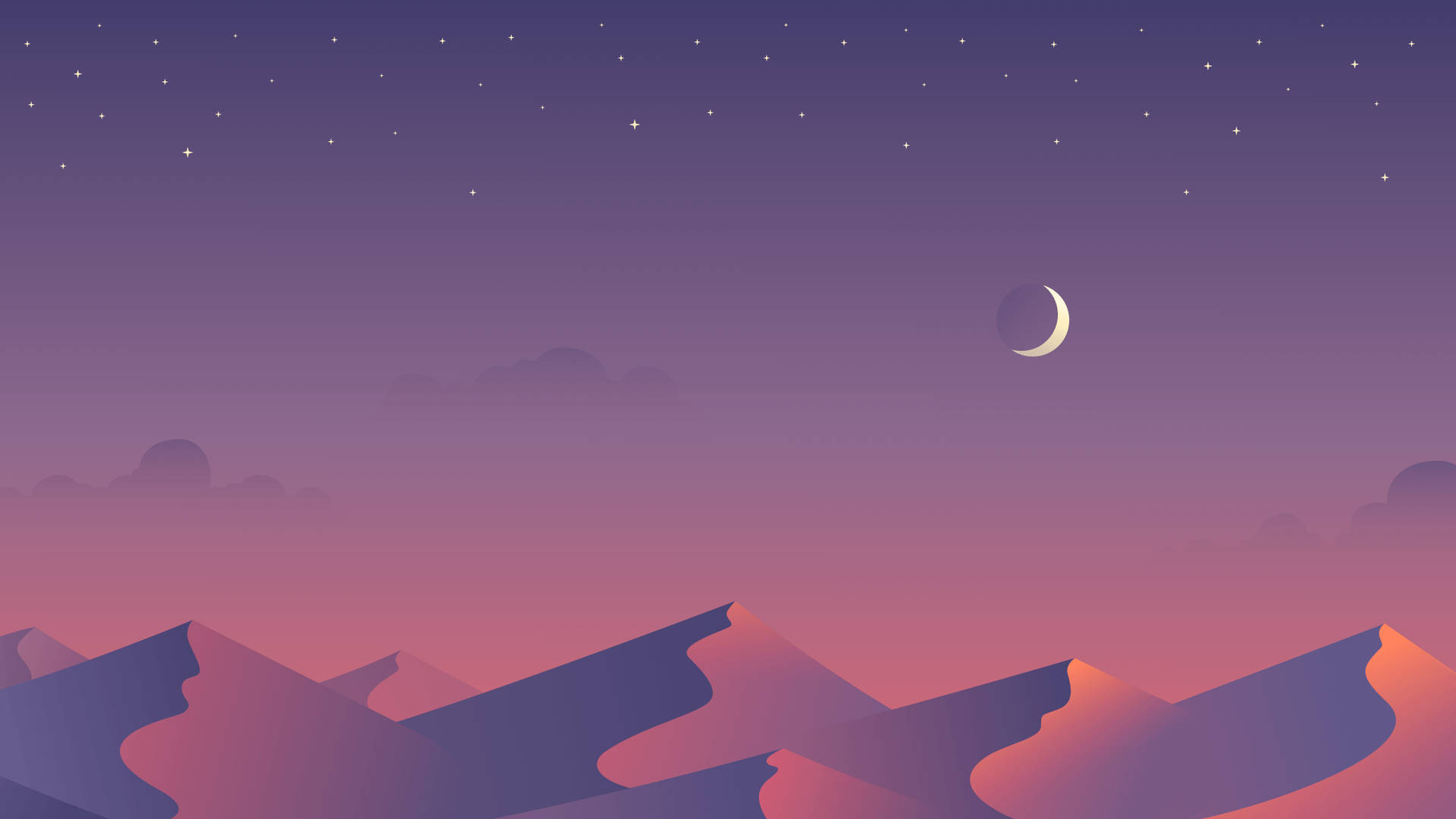 Download Desert Vector Art Laptop Desktop Wallpaper