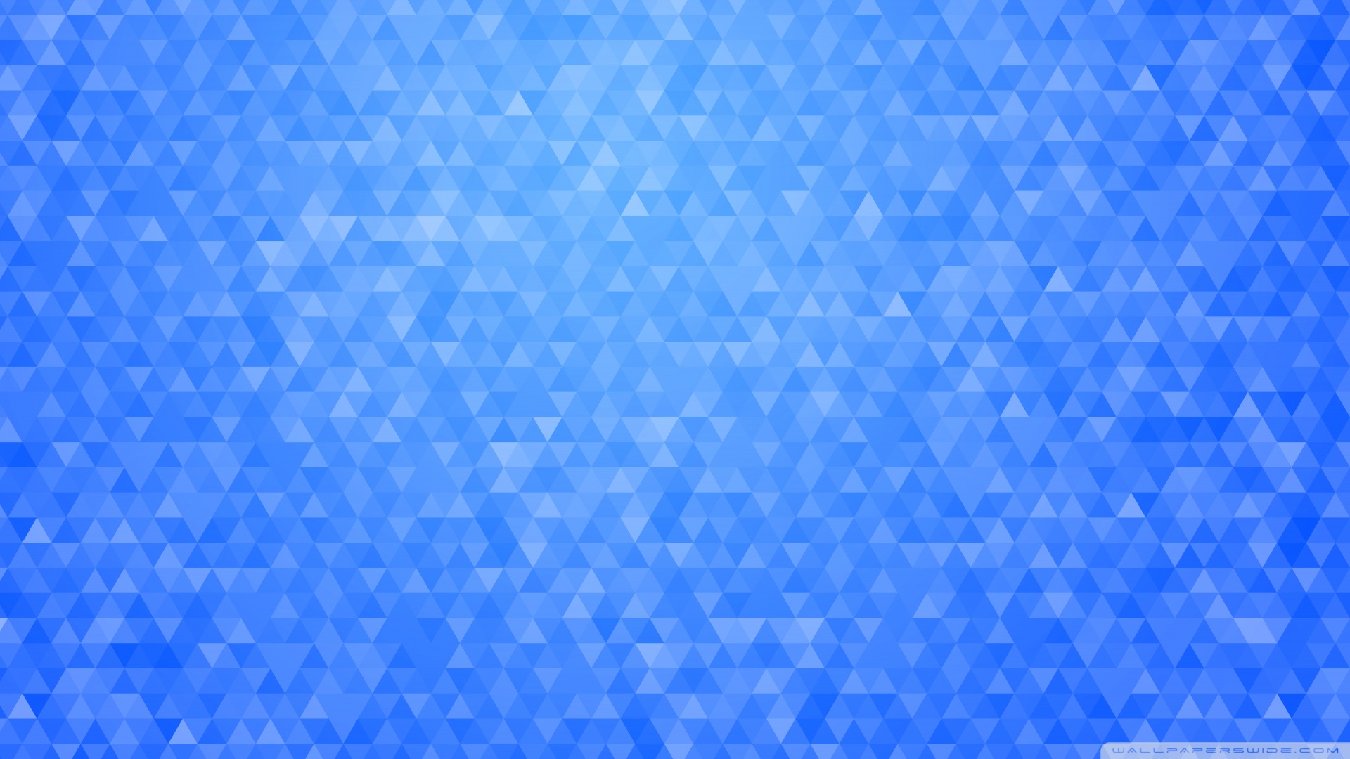 Blue Geometric Triangles Pattern Background Gradient Ultra HD Desktop Background Wallpaper for: Multi Display, Dual & Triple Monitor