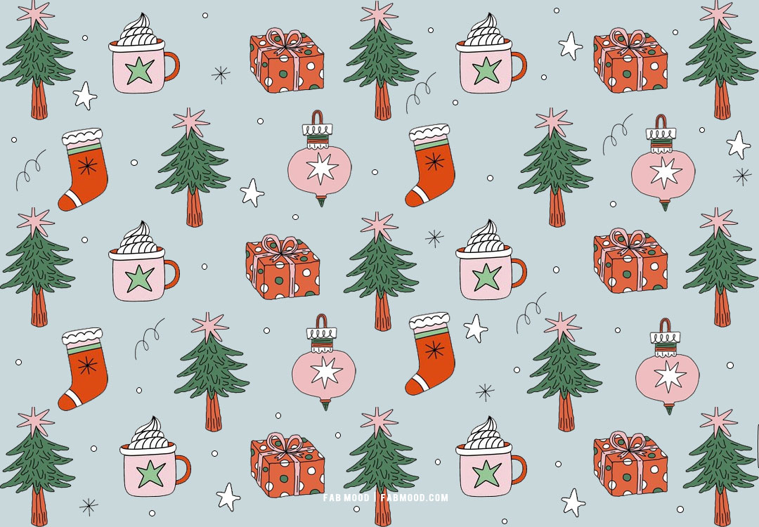 Preppy Xmas Wallpapers - Wallpaper Cave