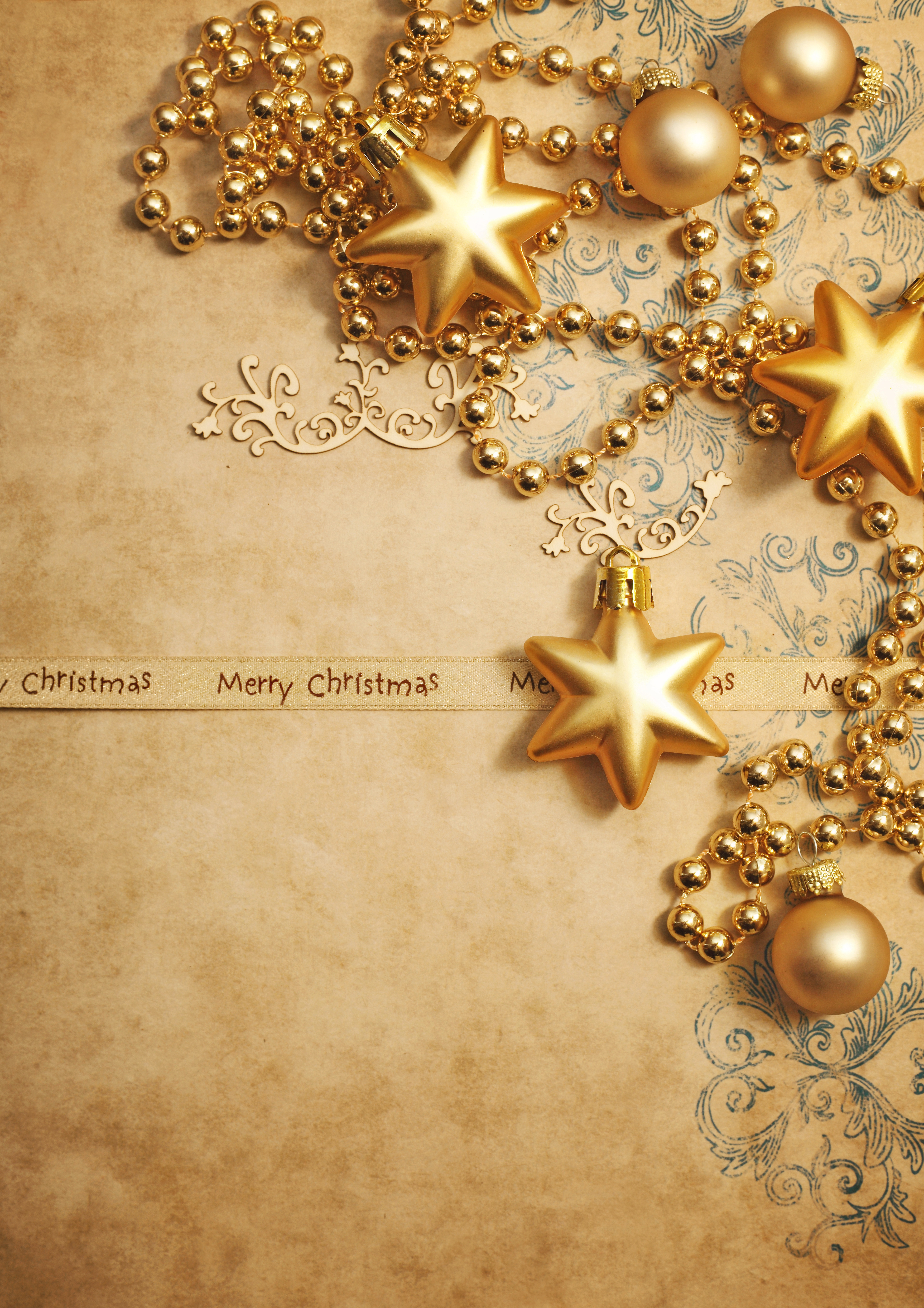 Merry Christmas Gold Background​-Quality Free Image and Transparent PNG Clipart
