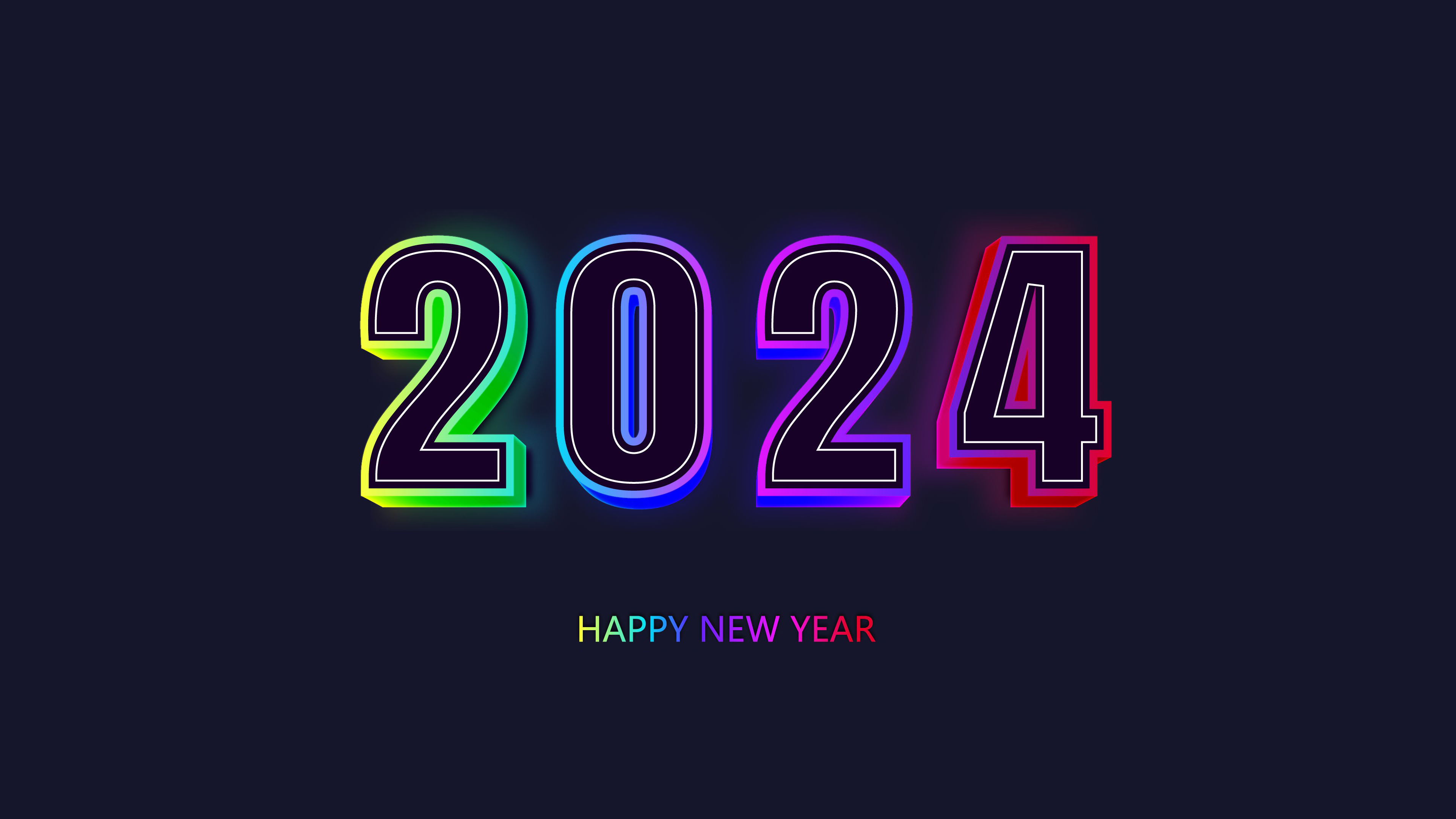2024 Happy New Year 4k Wallpapers Wallpaper Cave