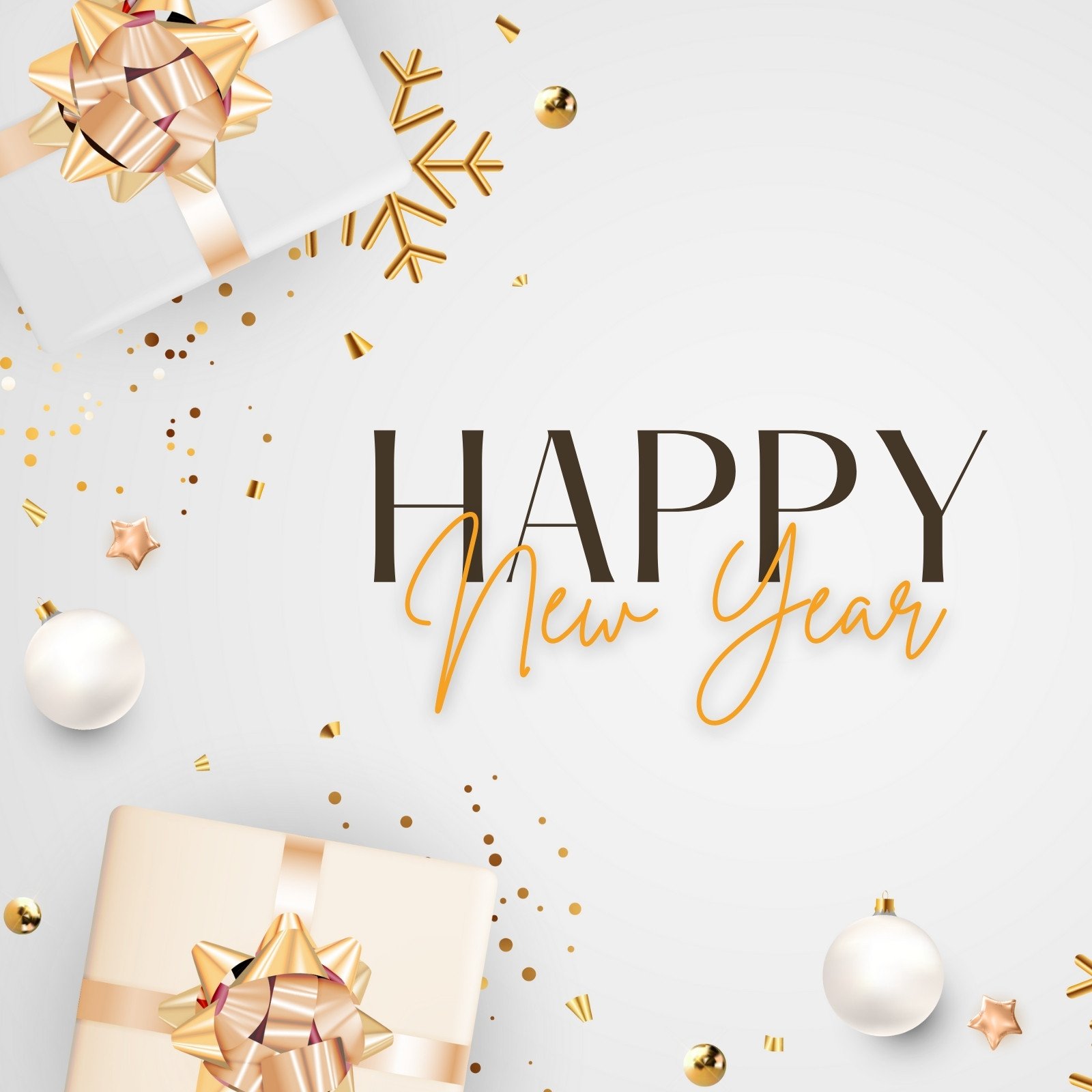New Year Instagram post