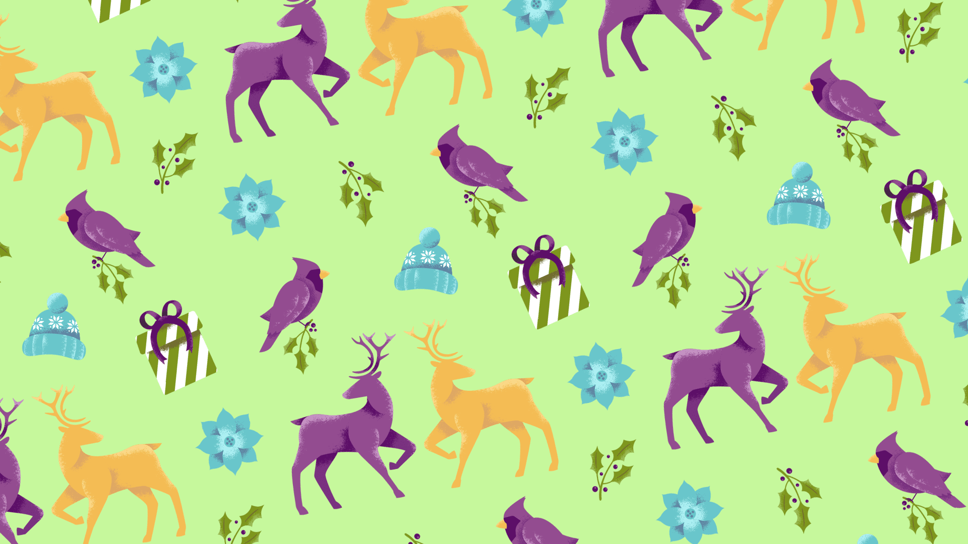 Hello Winter Wallpaper ⋆ Eleven Peppers Studios