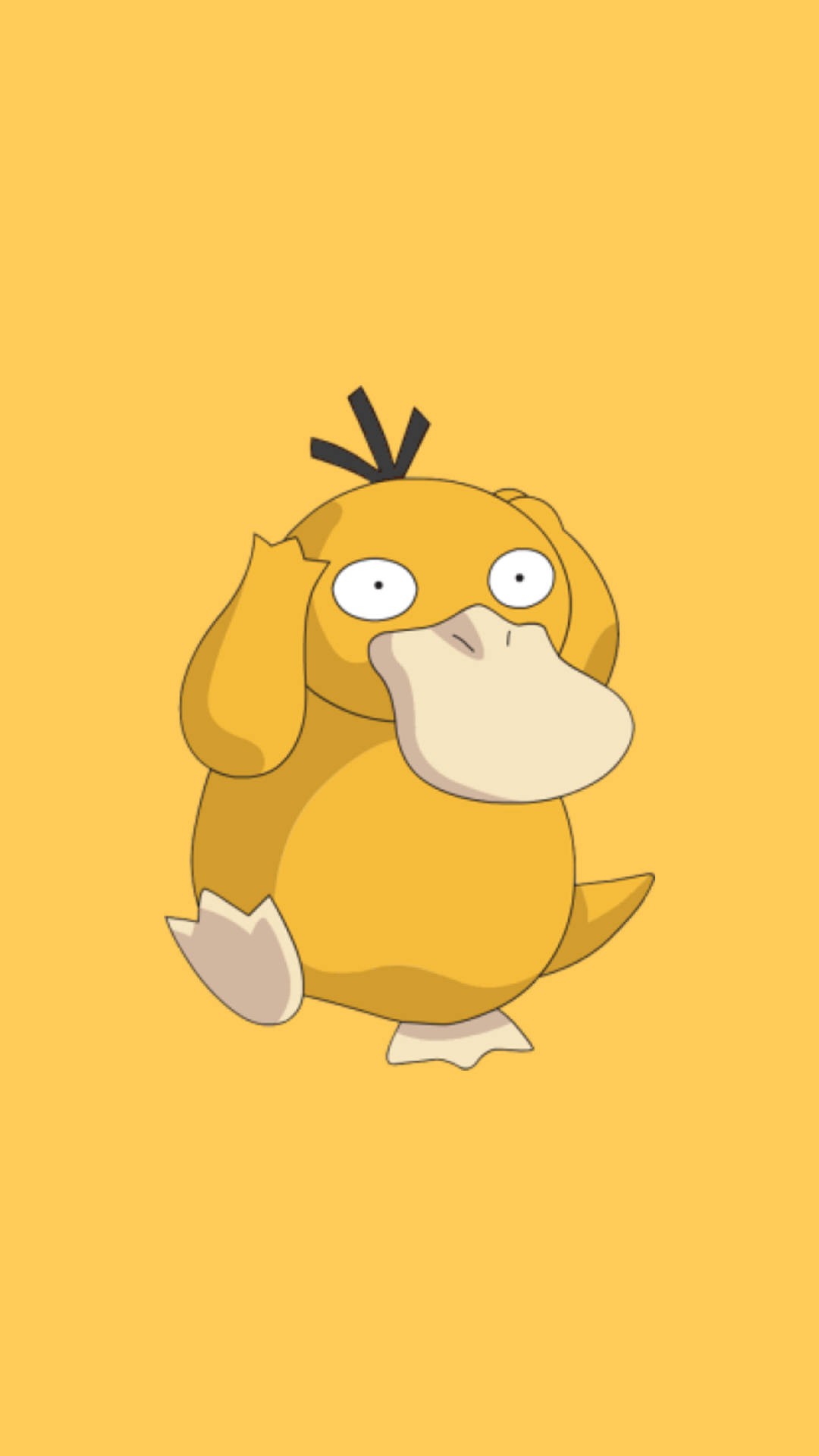 Download Head Grabbing Psyduck Phone Wallpaper