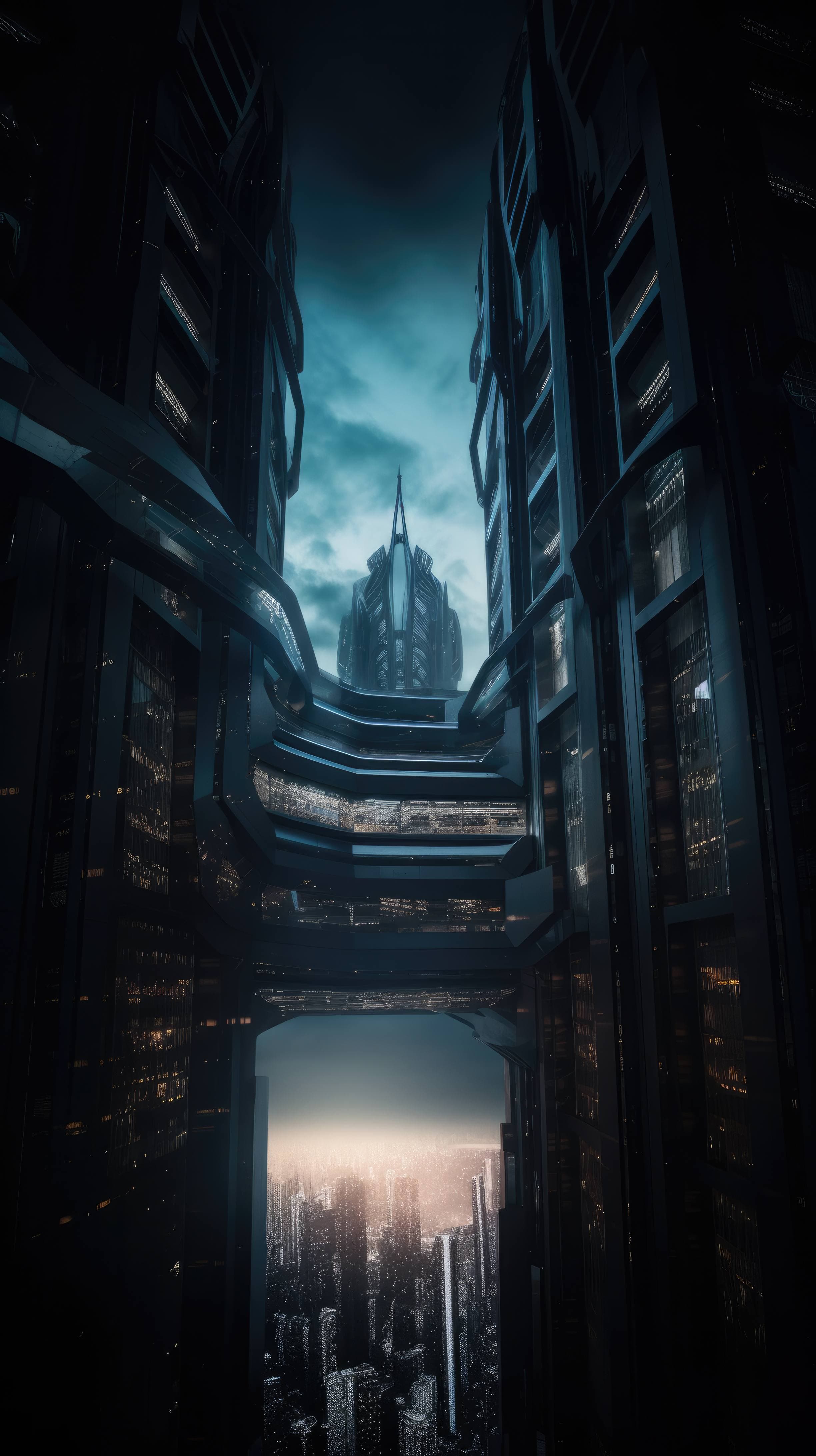 Gothic city mobile HD wallpaper 4k