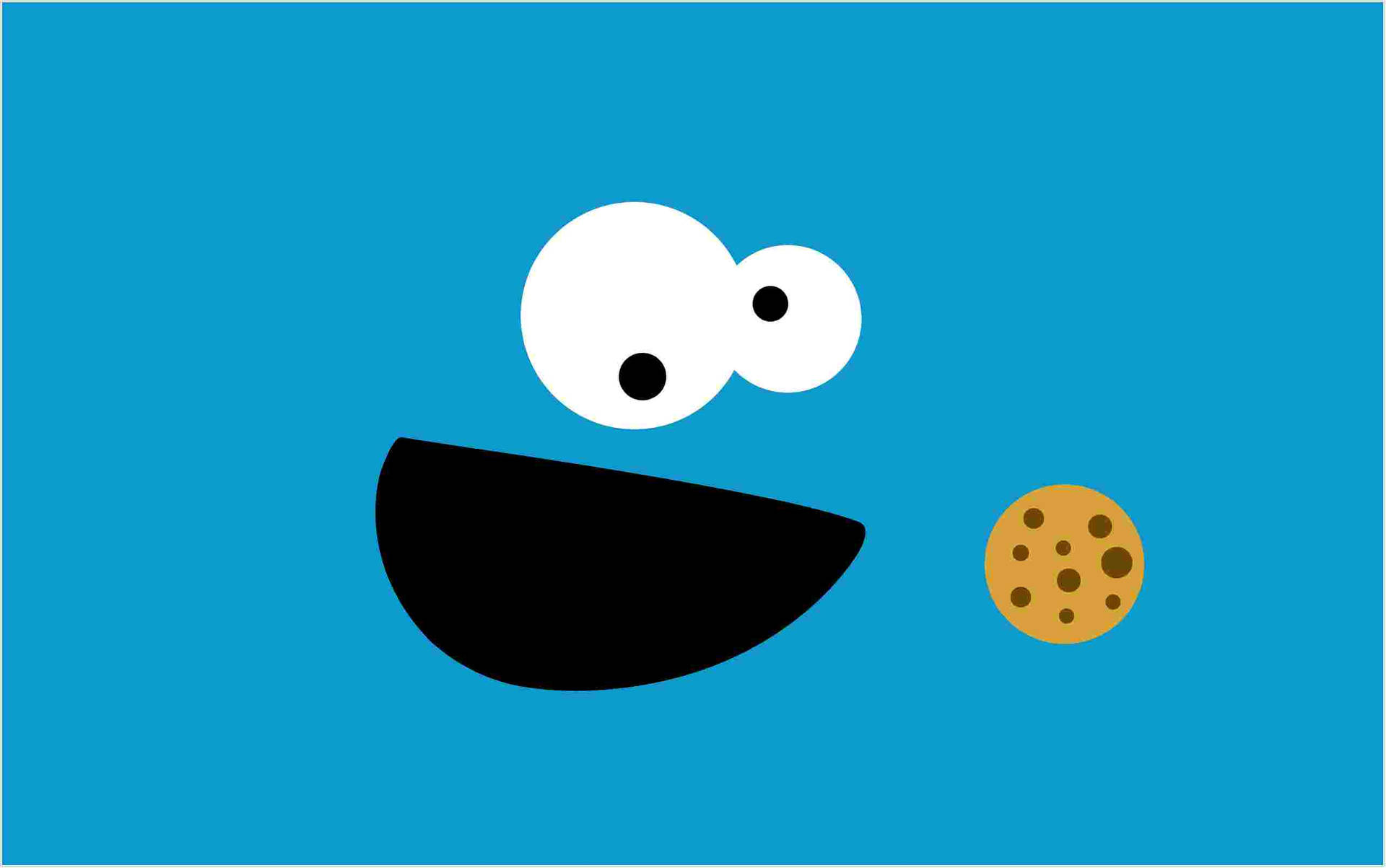 Download Cookie Monster Cute Laptop Wallpaper