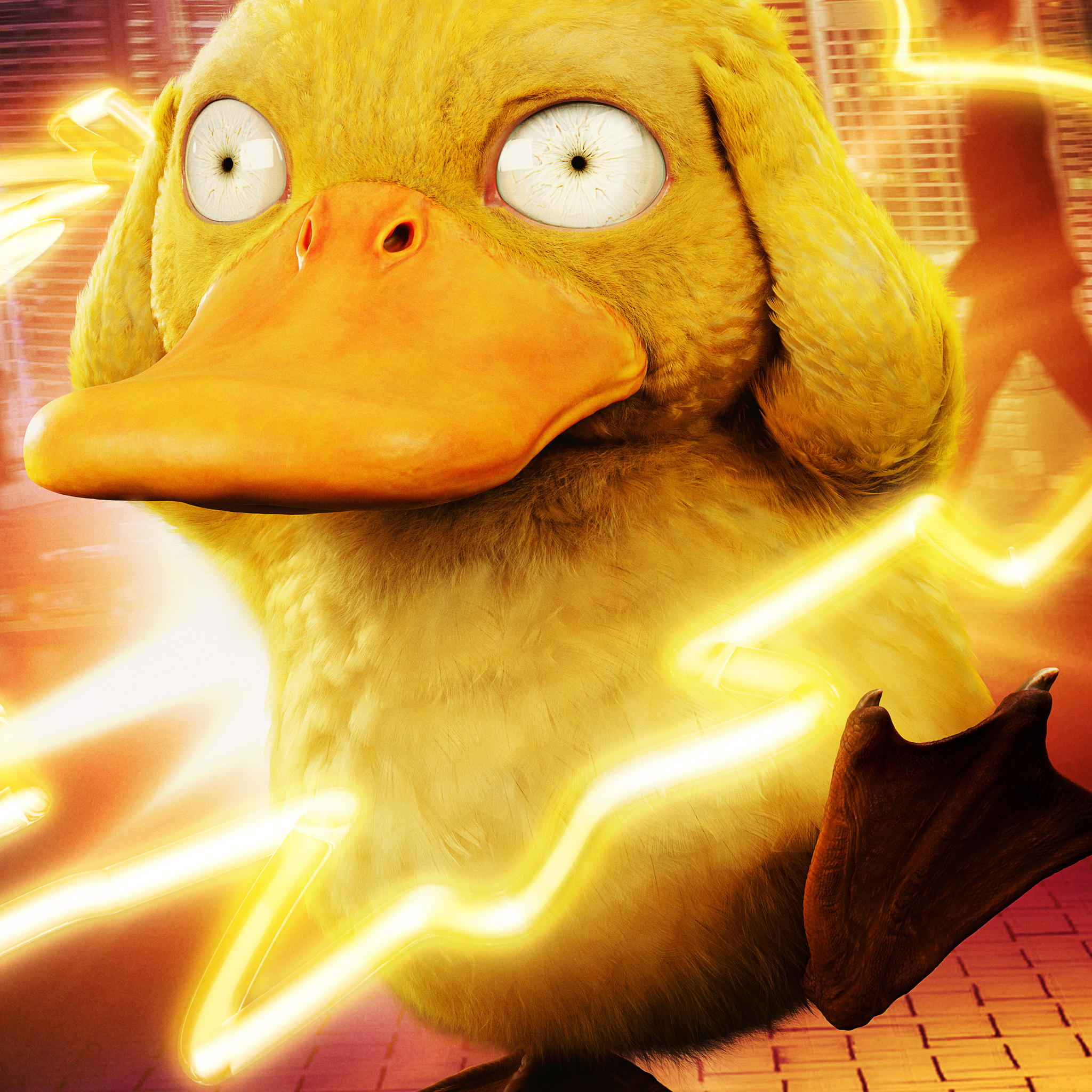 Detective Pikachu Koda Duck iPad Air HD 4k Wallpaper, Image, Background, Photo and Picture