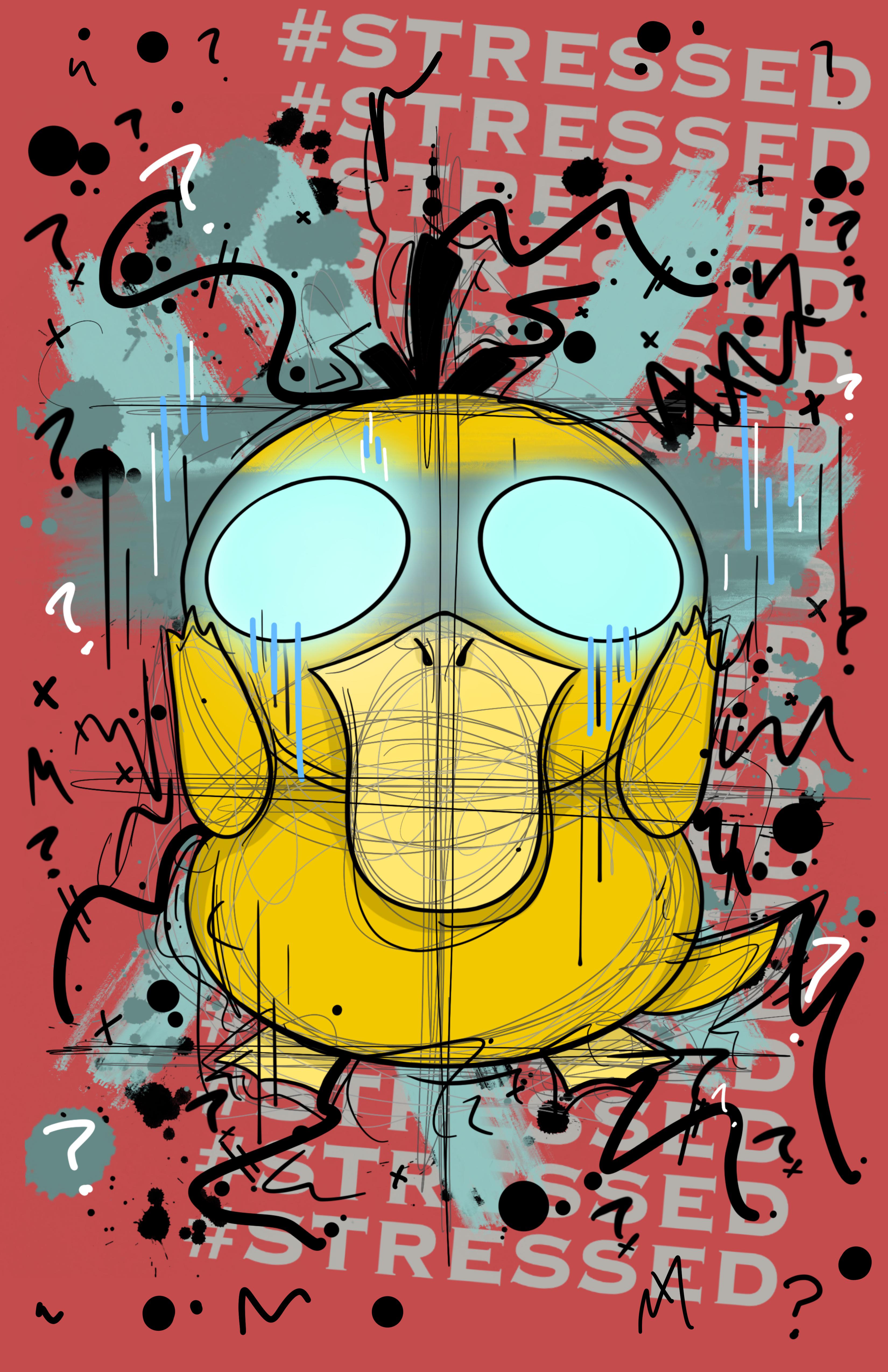 Psyduck is my favorite Pokemon cause I relate to how stressed out they always are