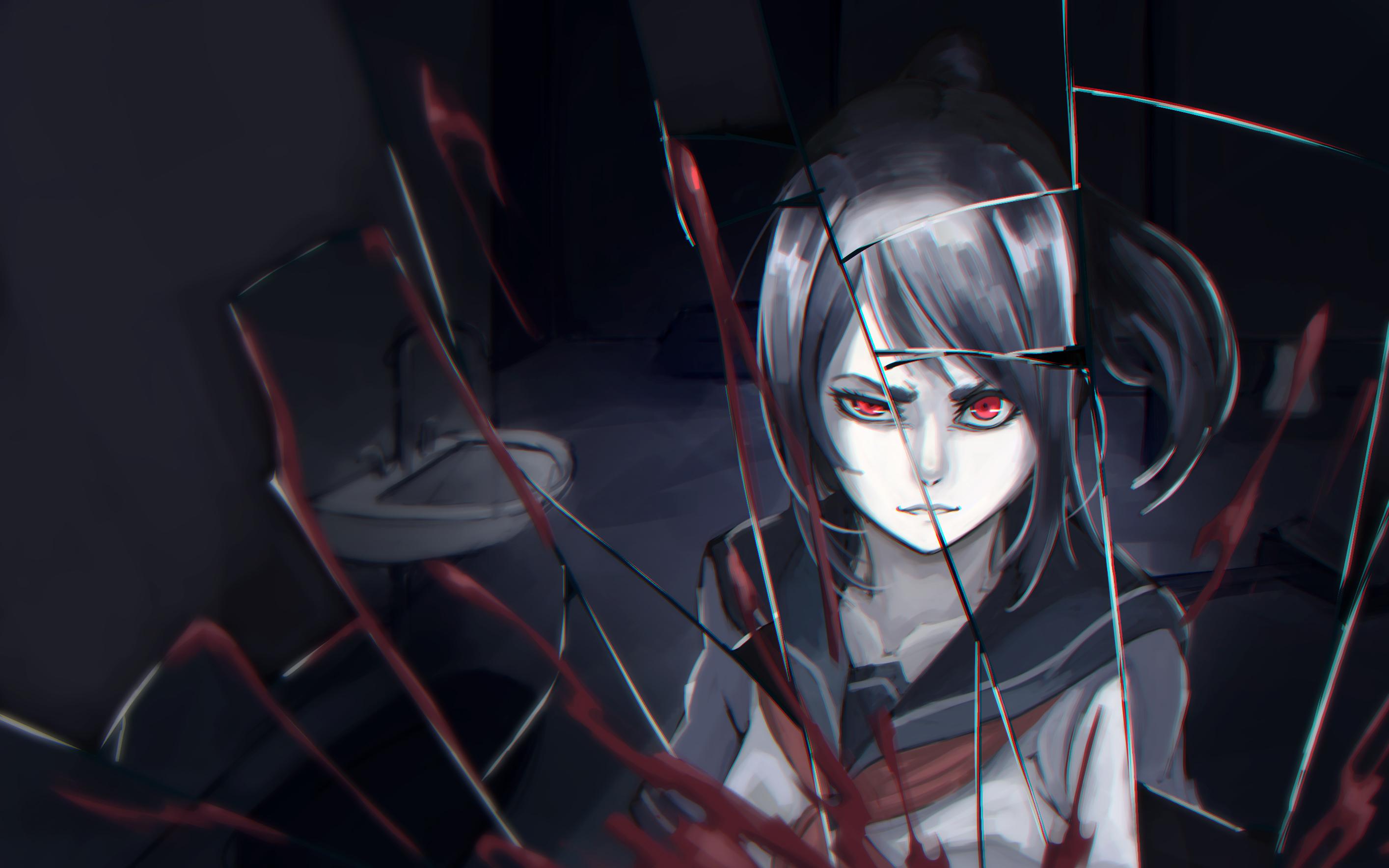 YandereDev! This is beautiful! My favorite Yandere Simulator illustration so far! Artist