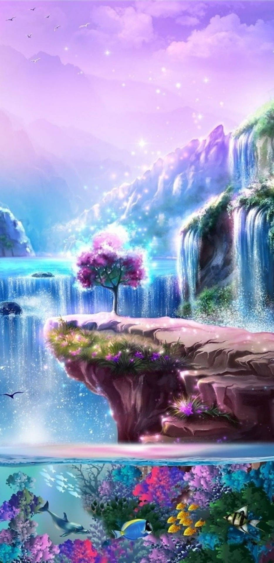 Download Multicolor Fantasy Land Wallpaper