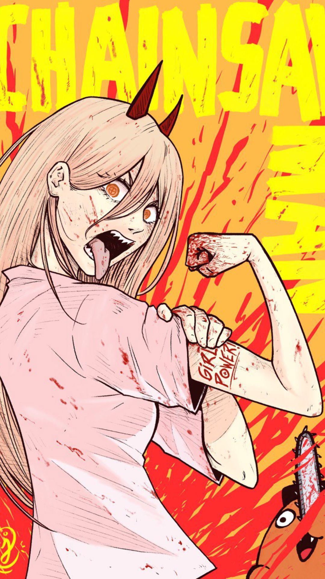 Chainsaw Man Power Wallpaper