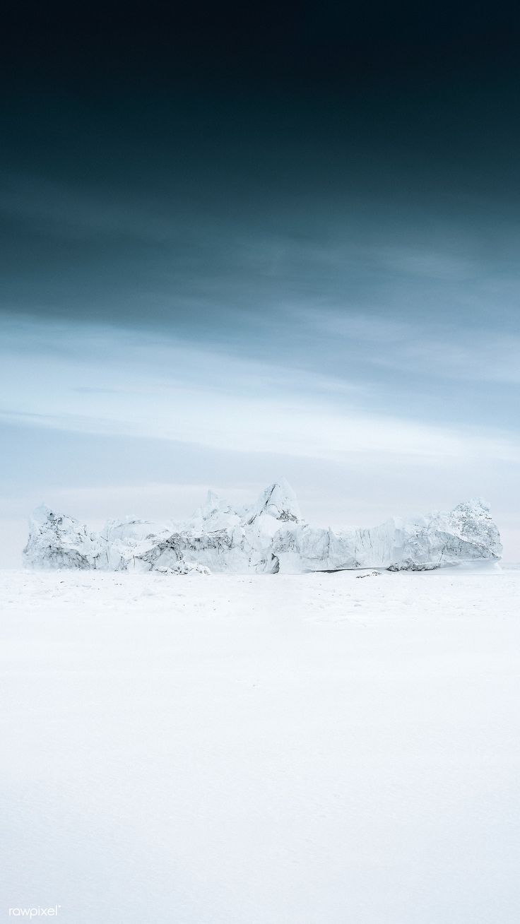 Snowy land at Ilulissat, Greenland. premium image / Luke Stackpoole. Android wallpaper, Phone wallpaper, Background image
