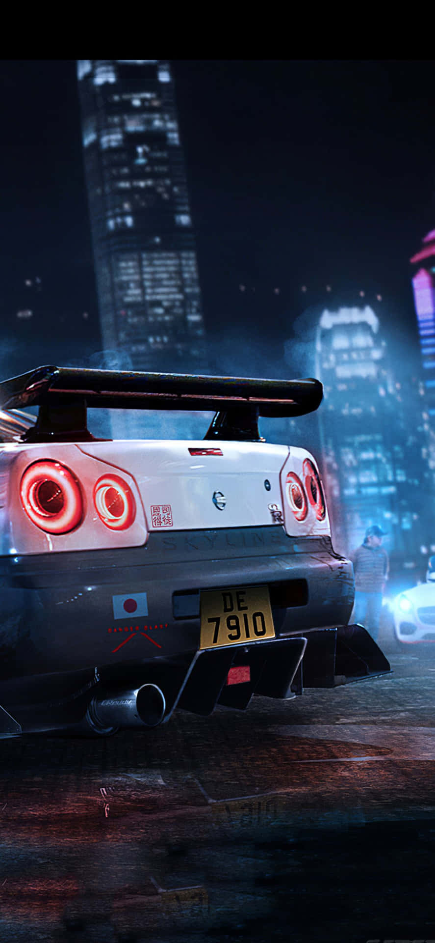 Download Show Off Your Style with the Nissan Skyline iPhone Wallpaper