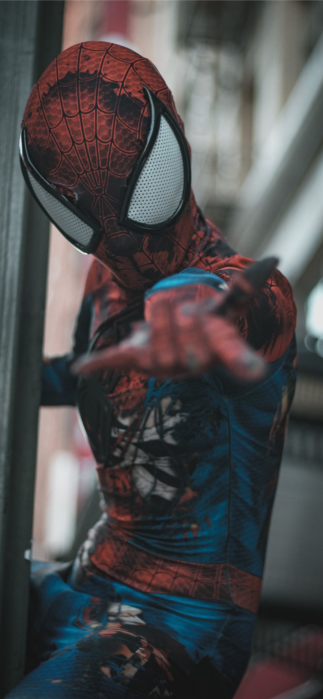 Web Slinger iPhone X Wallpaper Free Download