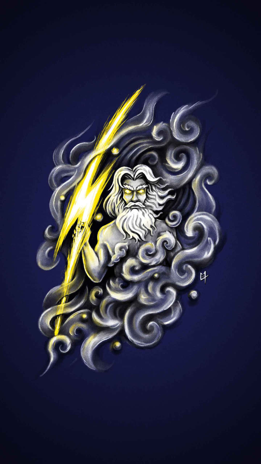 Download Zeus Greek God of the Sky and Lightning Wallpaper