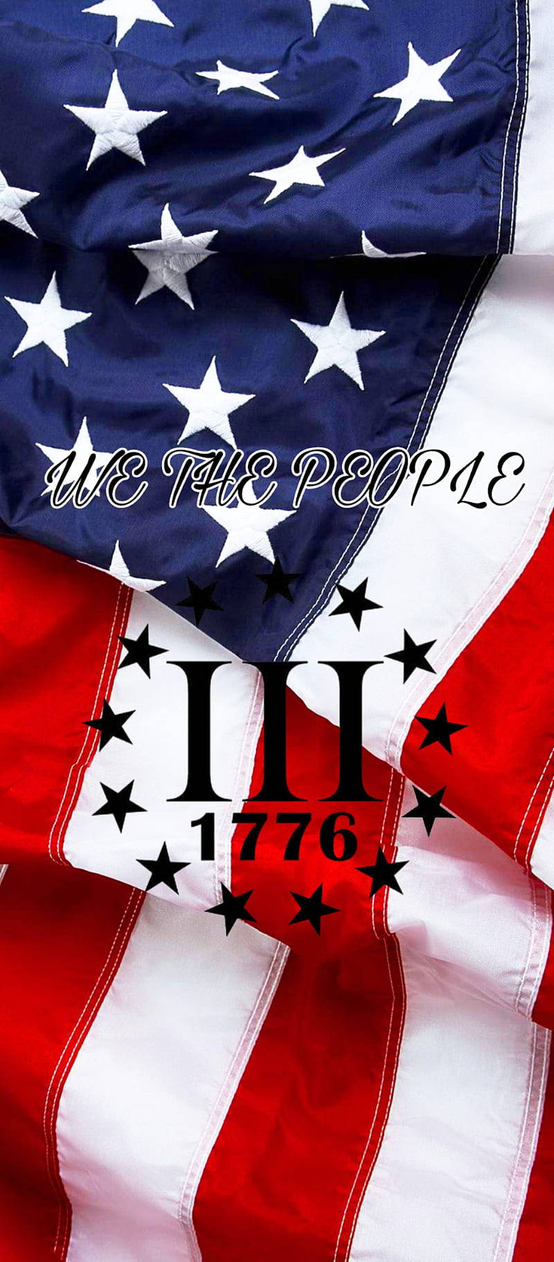 Download We The People Flag Of America iPhone Wallpaper